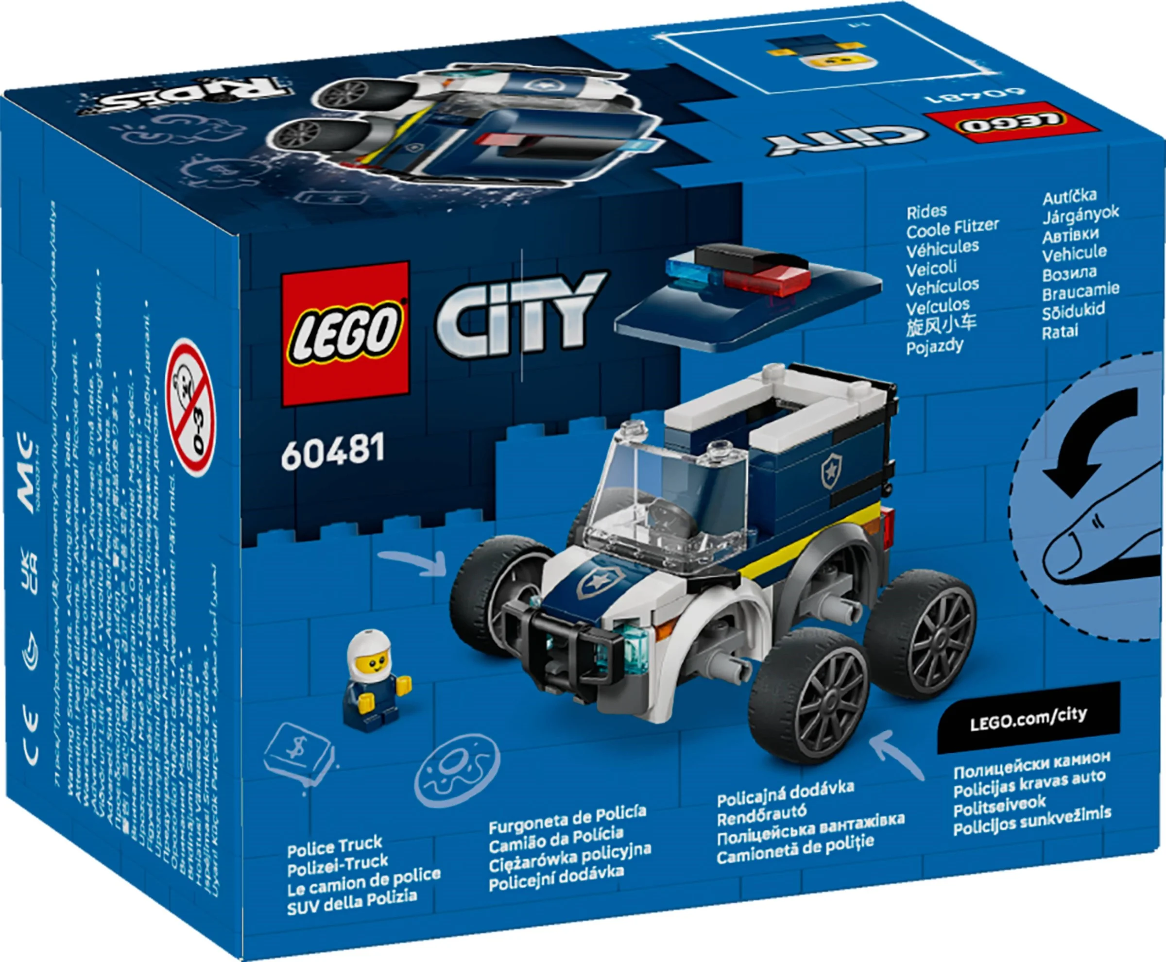 LEGO® 60481 LEGO City Pojazdy - Ciężarówka policyjna - zdjęcie 1