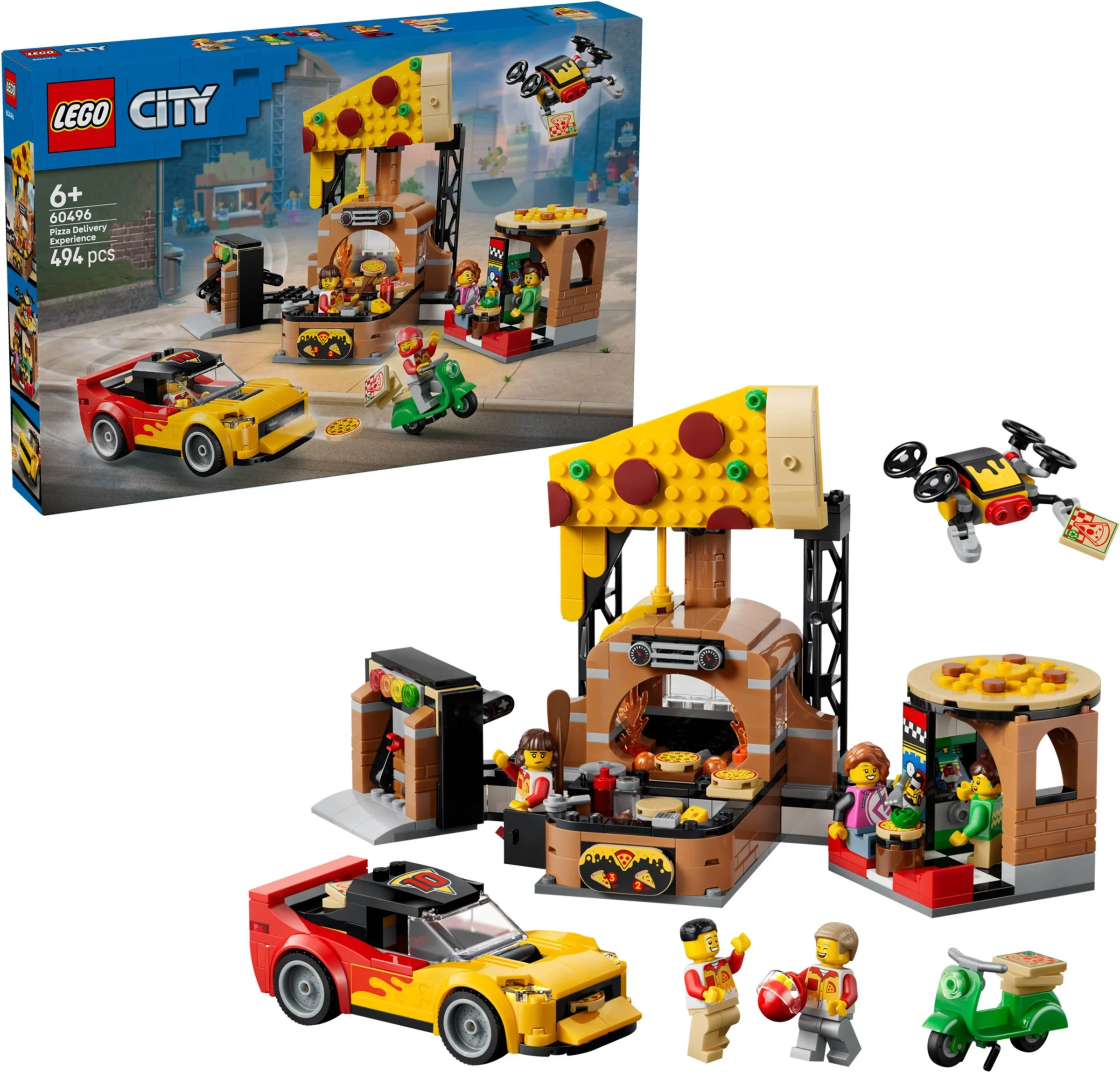 LEGO® 60496 Dostawa pizzy z pojazdami - zdjęcie 5