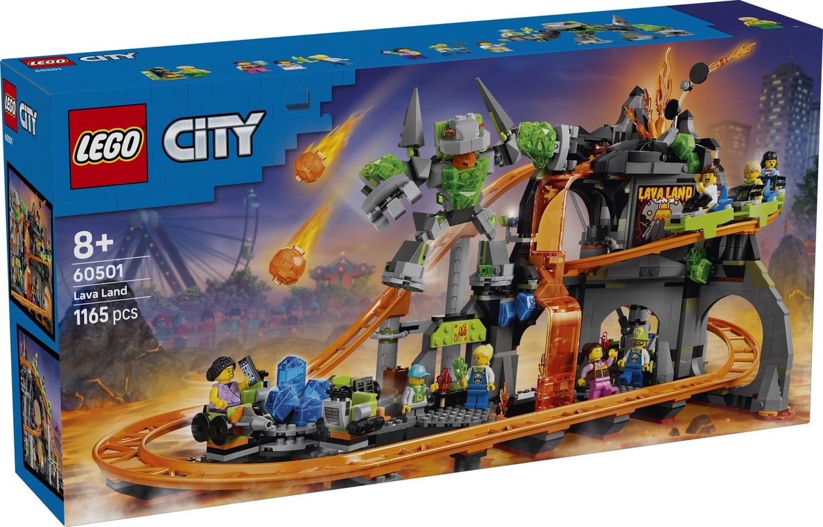 LEGO® 60501 Park rollercoasterów Lava Land - zdjęcie 2