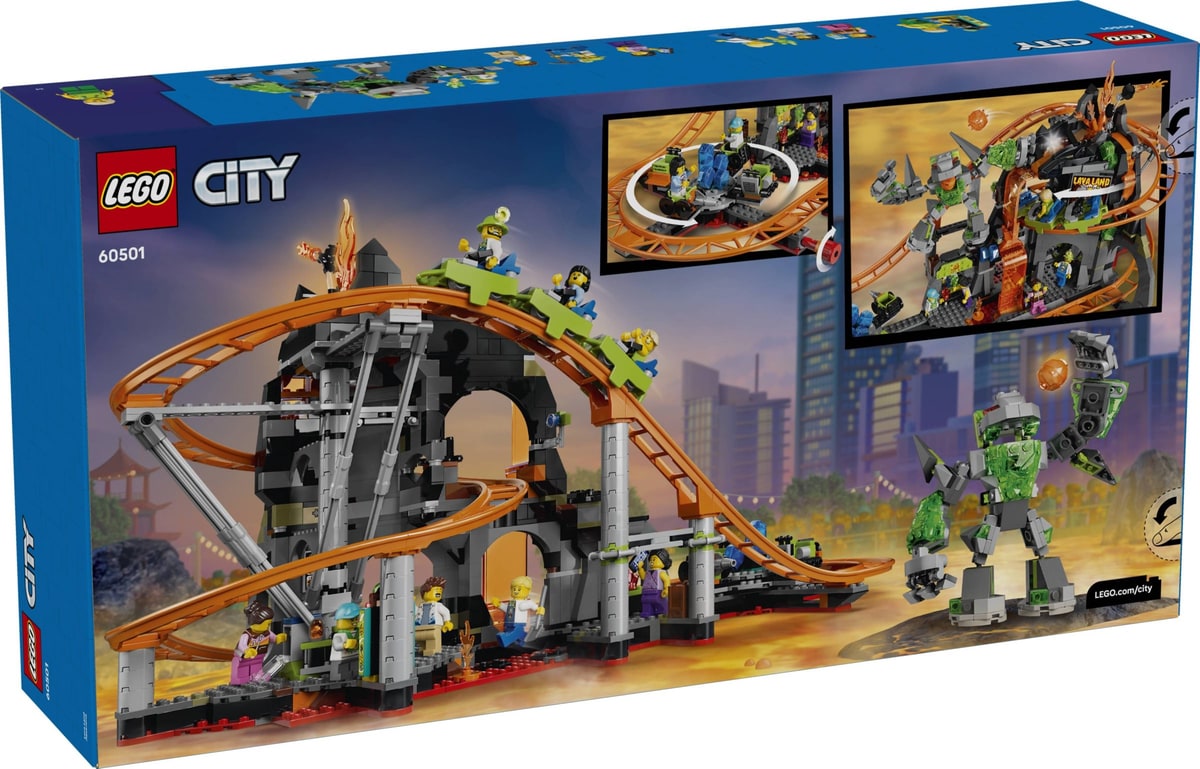 LEGO® 60501 Park rollercoasterów Lava Land - zdjęcie 4