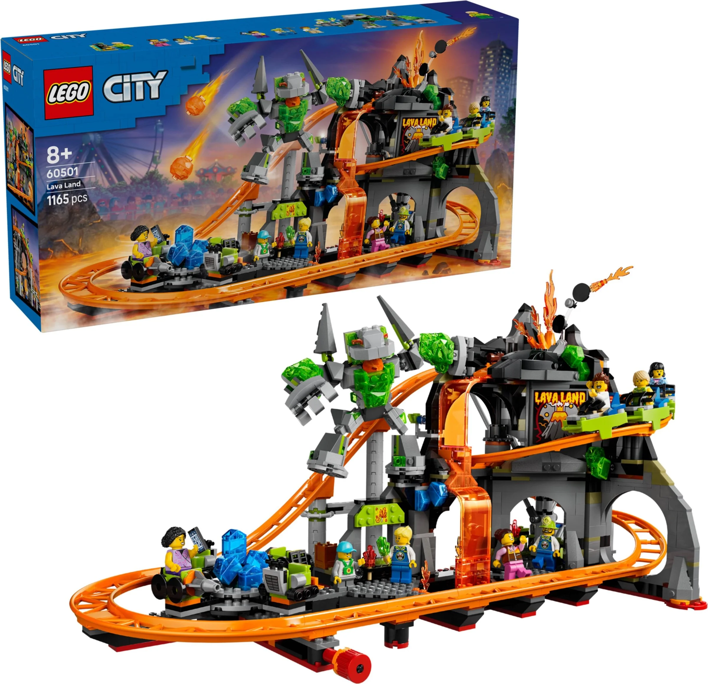 LEGO® 60501 Park rollercoasterów Lava Land - zdjęcie 5