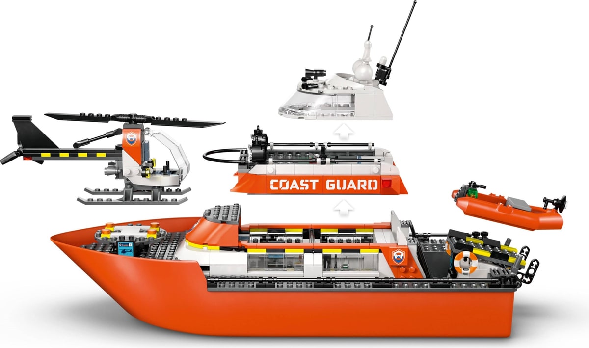 LEGO® 60504 Łódź ratunkowa i helikopter straży przybrzeżnej - zdjęcie 19