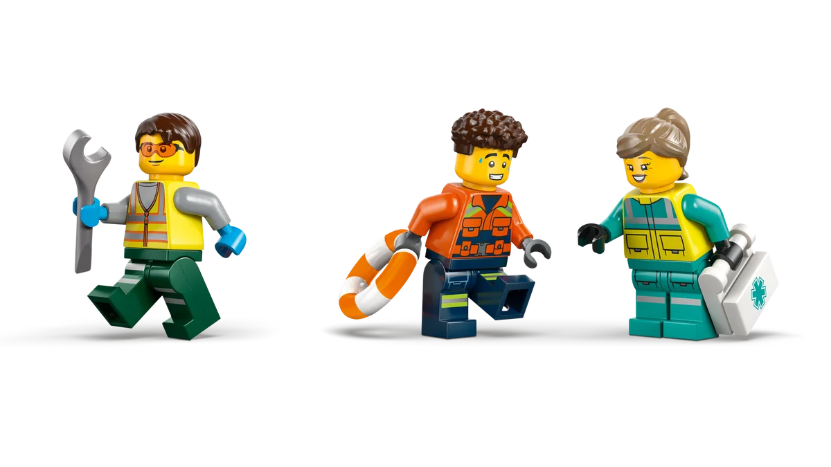 LEGO® 60505 LEGO City Zestaw z samolotem, ciężarówką serwisową i poduszkowcem - zdjęcie 7