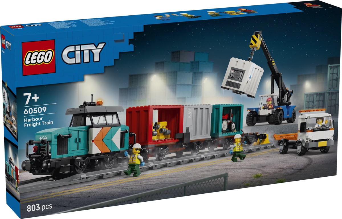 LEGO® 60509 Portowy pociąg towarowy, dźwig i ciężarówka - zdjęcie 2