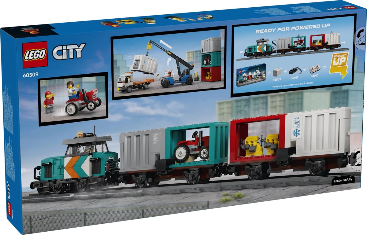 LEGO® 60509 Portowy pociąg towarowy, dźwig i ciężarówka - zdjęcie 4