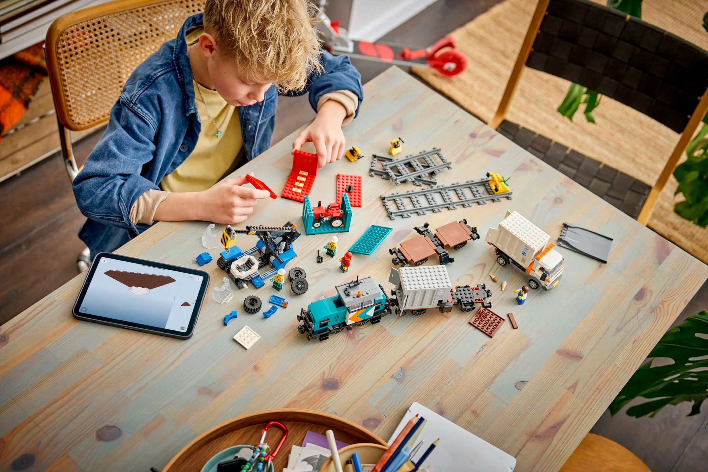 LEGO® 60509 Portowy pociąg towarowy, dźwig i ciężarówka - zdjęcie 7