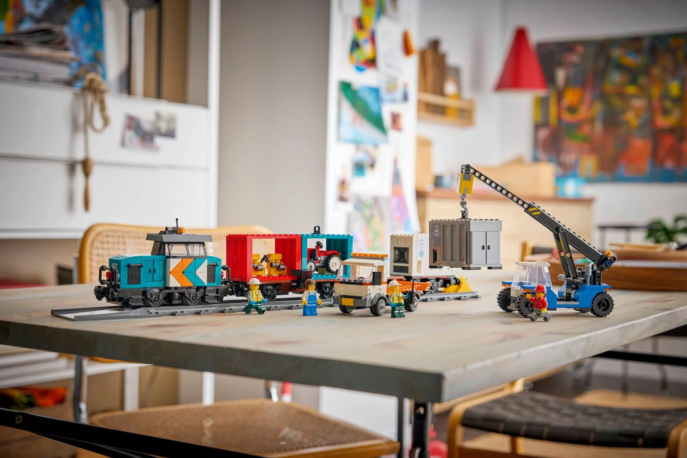 LEGO® 60509 Portowy pociąg towarowy, dźwig i ciężarówka - zdjęcie 13