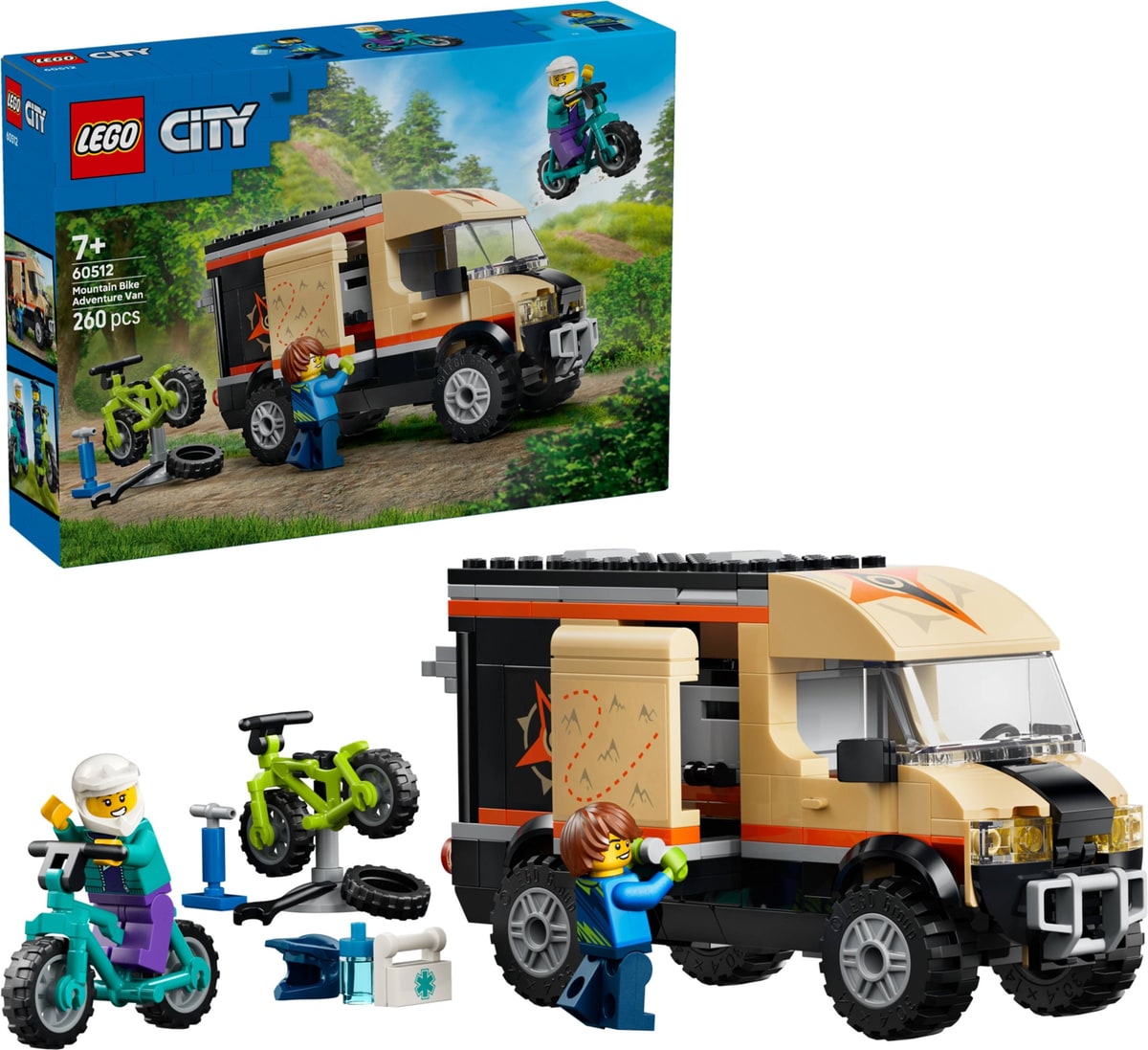 LEGO® 60512 Furgonetka z rowerami górskimi - zdjęcie 5