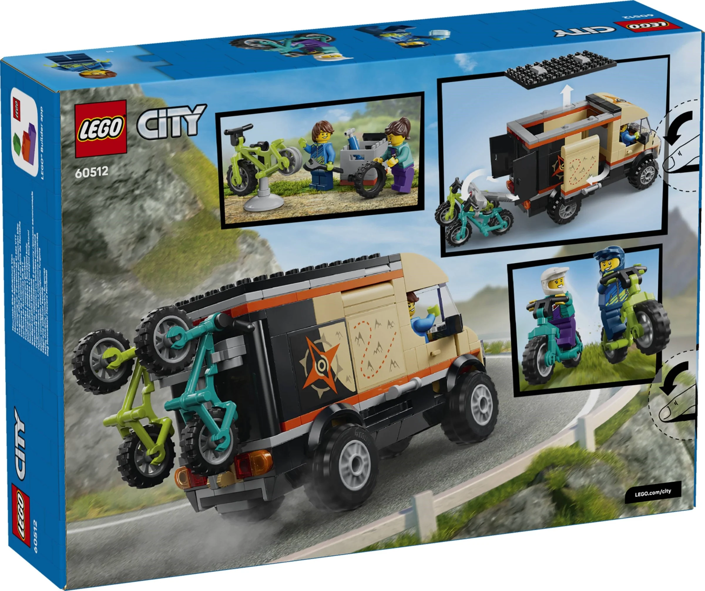 LEGO® 60512 Furgonetka z rowerami górskimi - zdjęcie 2
