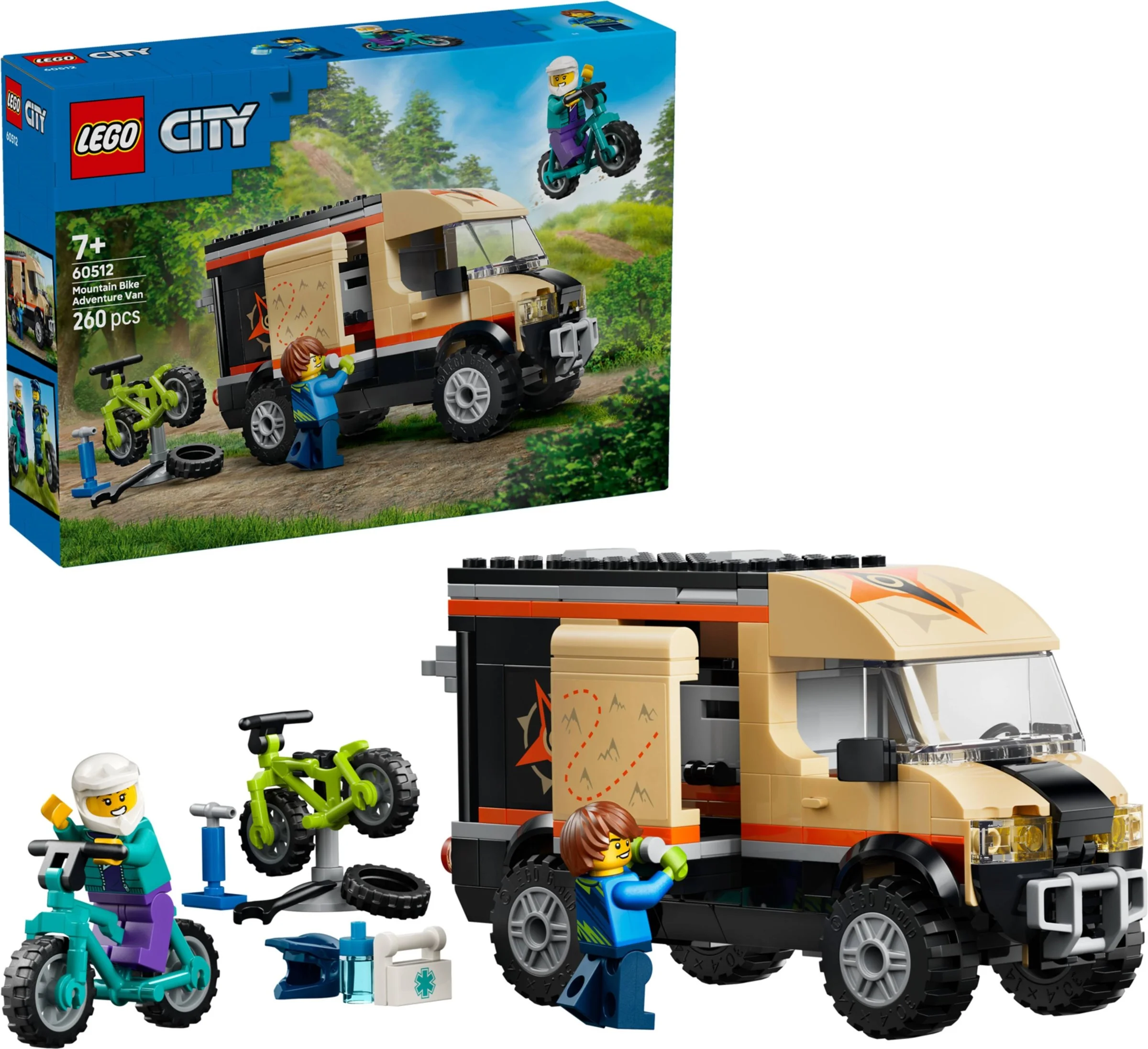 LEGO® 60512 Furgonetka z rowerami górskimi - zdjęcie 4