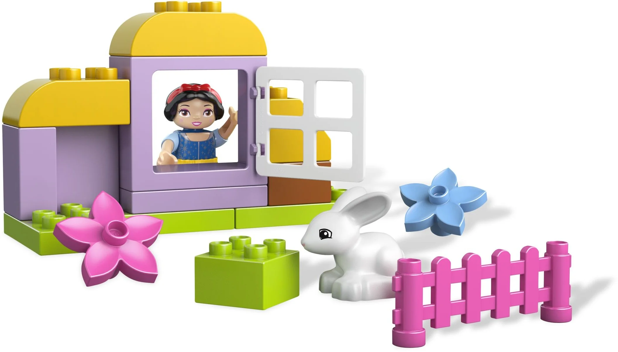 LEGO® 6152 Disney Princess Chatka Królewny Śnieżki Królik Okno Drzewo - zdjęcie 3