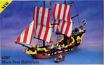 LEGO Pirates 6285 Black Seas Barracuda z 1989 roku