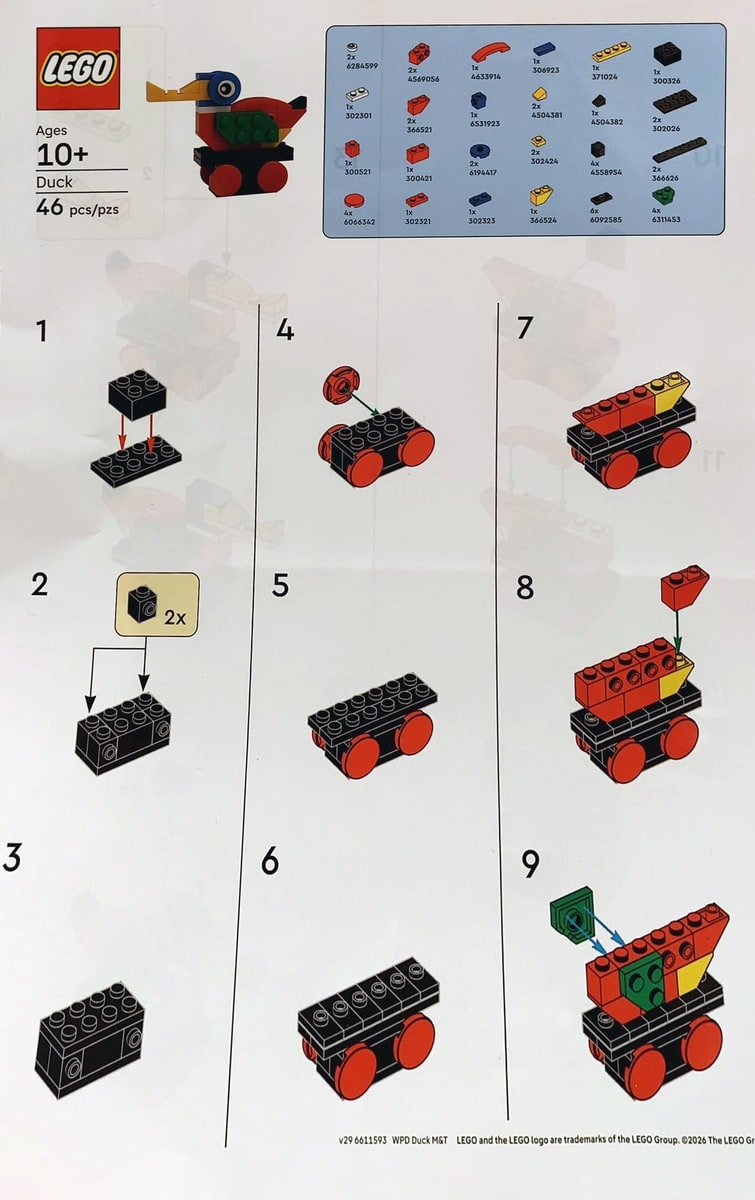 LEGO® 6611593 Duck - zdjęcie 3