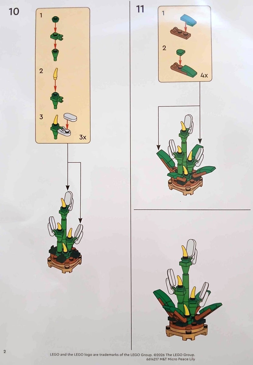 LEGO® 6614217 Micro Peace Lily - zdjęcie 5