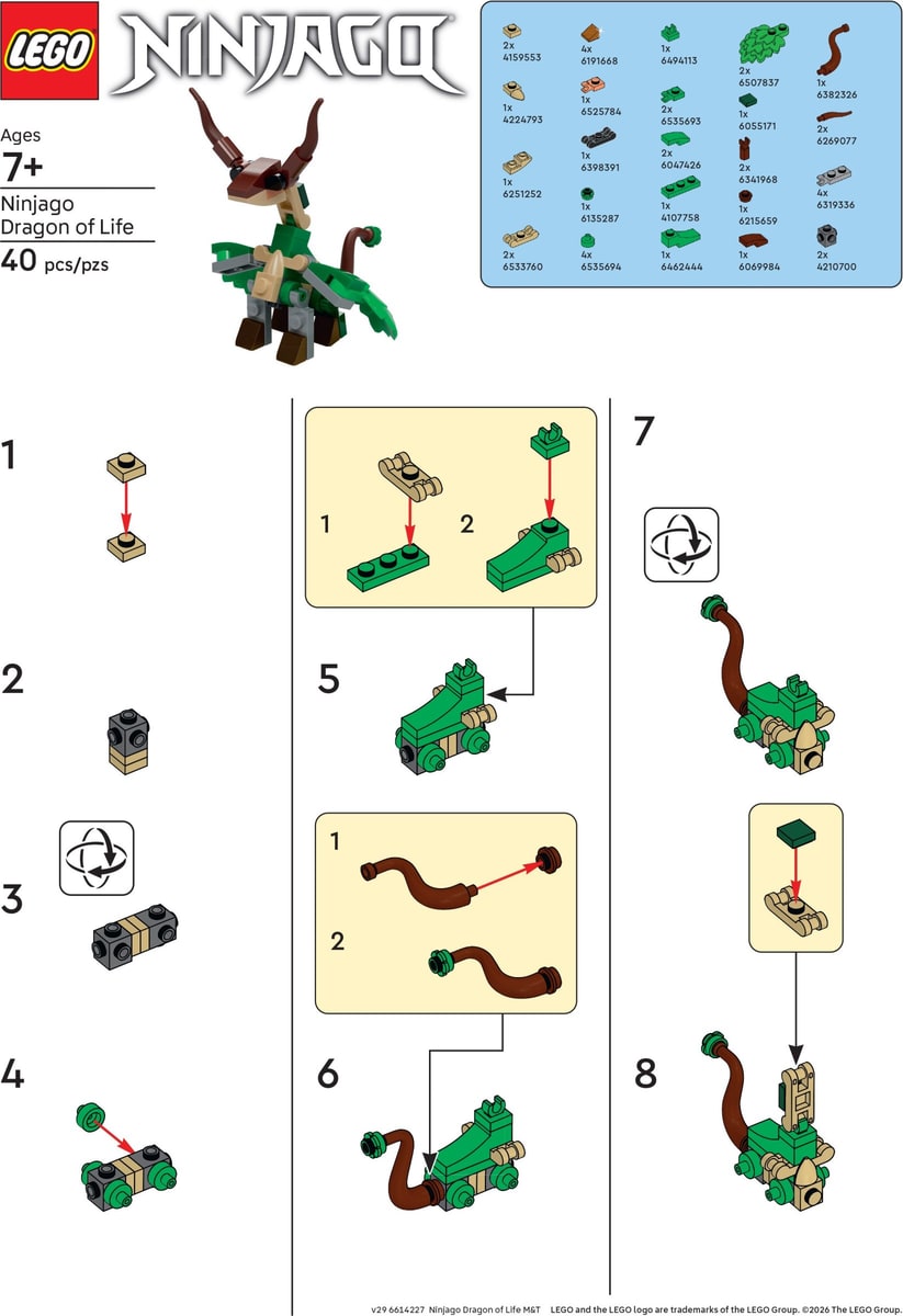 LEGO® 6614227 Dragon of Life - zdjęcie 3