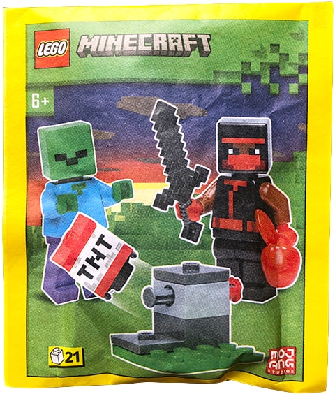 Ninja, Zombie, Tnt Launcher Polybag