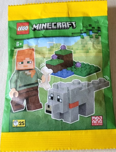 Paper Bag Saszetka Minifigure Alex and Wolf Nowy