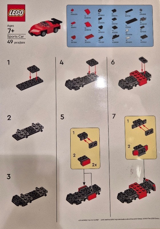 LEGO® 6626060 Sports Car - zdjęcie 3