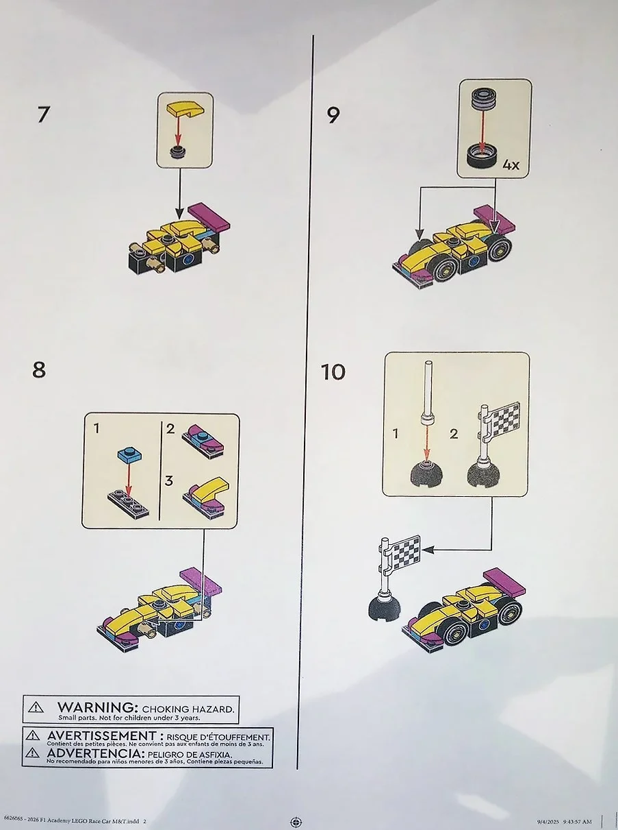 LEGO® 6626065 F1 ACADEMY LEGO Race Car - zdjęcie 4