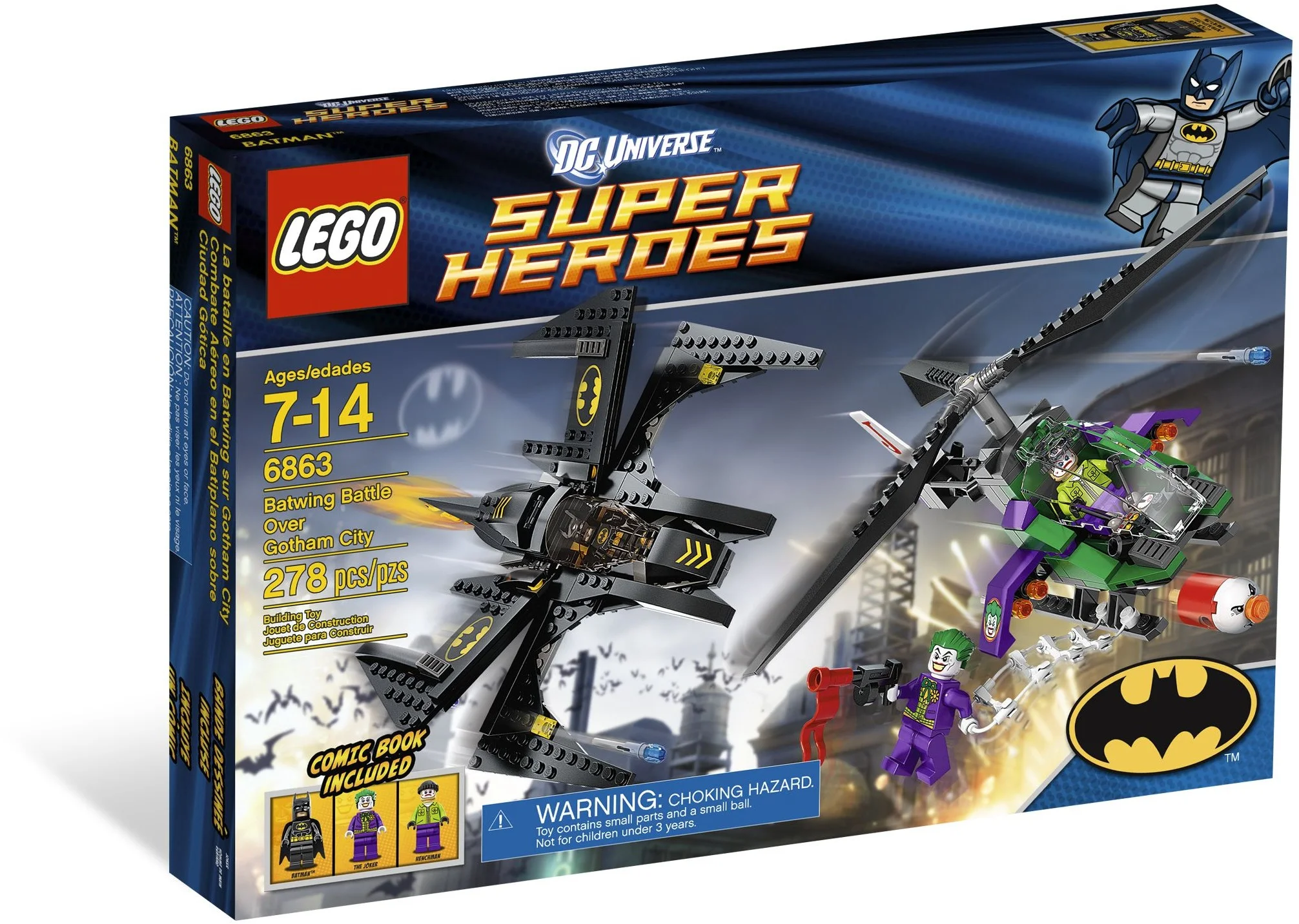 LEGO® 6863 Lego Heroes Bitwa nad miastem Gotham - zdjęcie 2