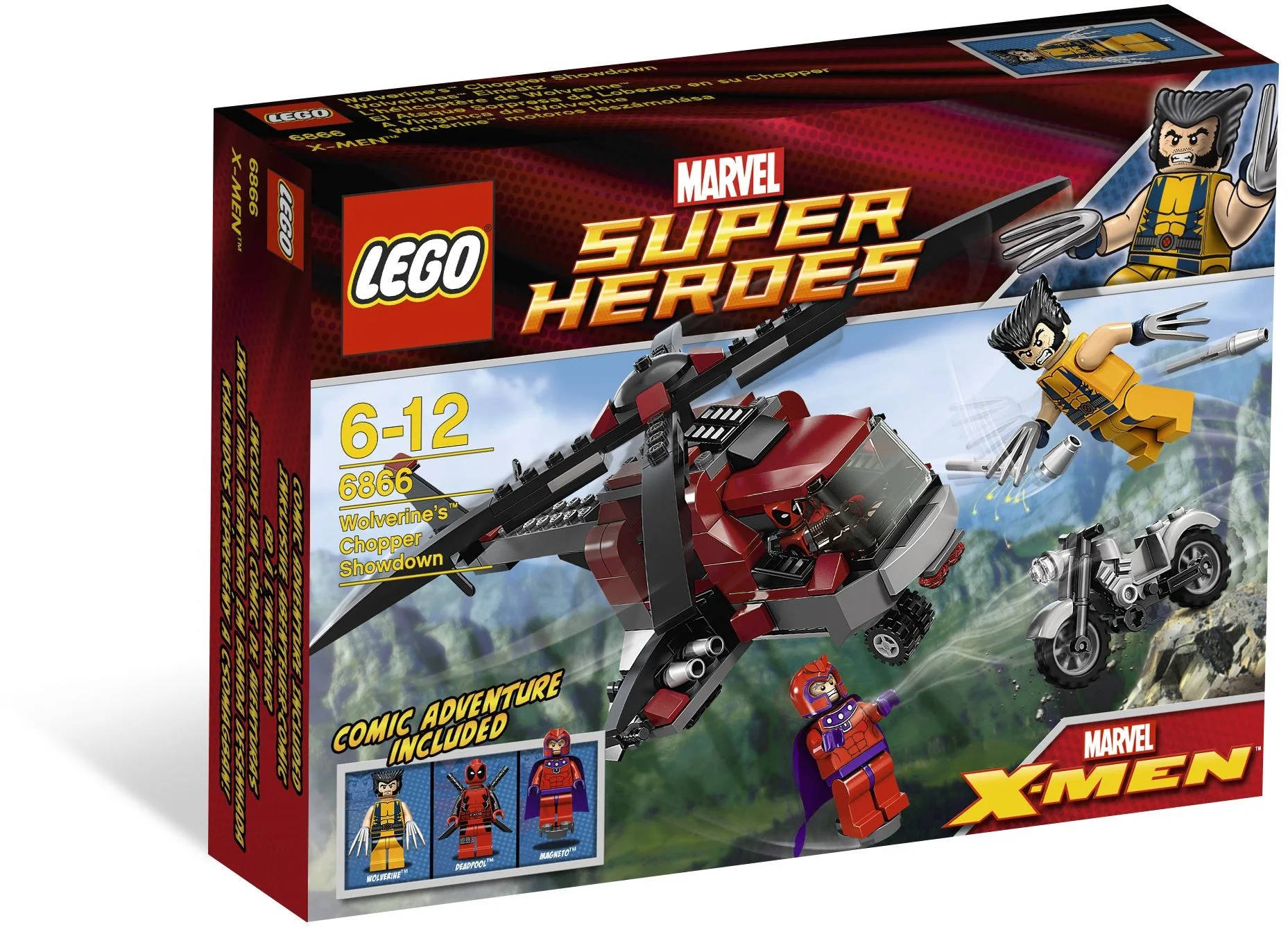 LEGO® 6866 Lego Marvel Heroes Wolverine's Chopper Showdown