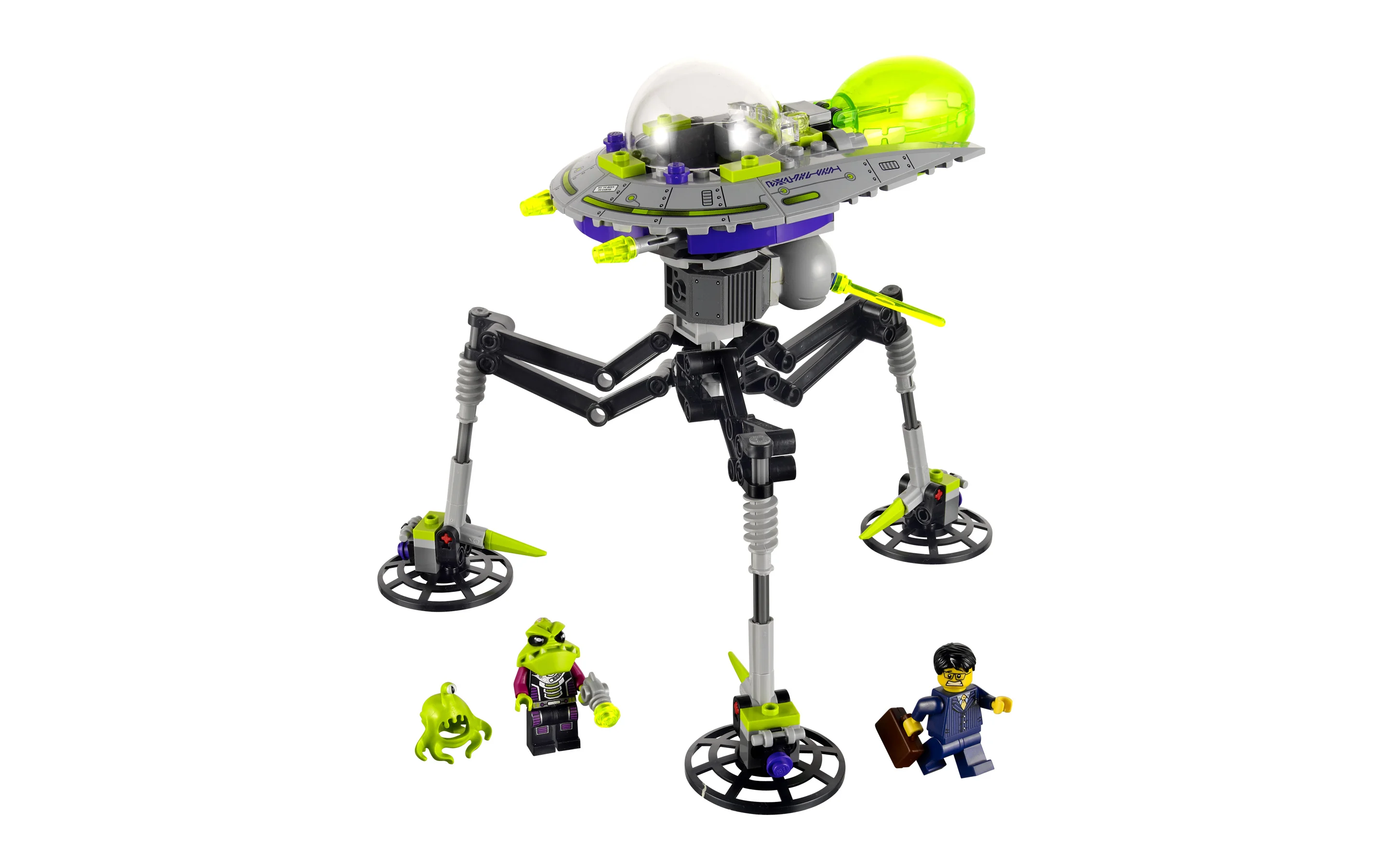 LEGO® 7051 Alien Conquest Trójnożny najeźdźca zestaw wraz z instrukcją - zdjęcie 7