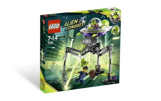 LEGO® 7051 Alien Conquest Trójnożny najeźdźca zestaw wraz z instrukcją - zdjęcie 8