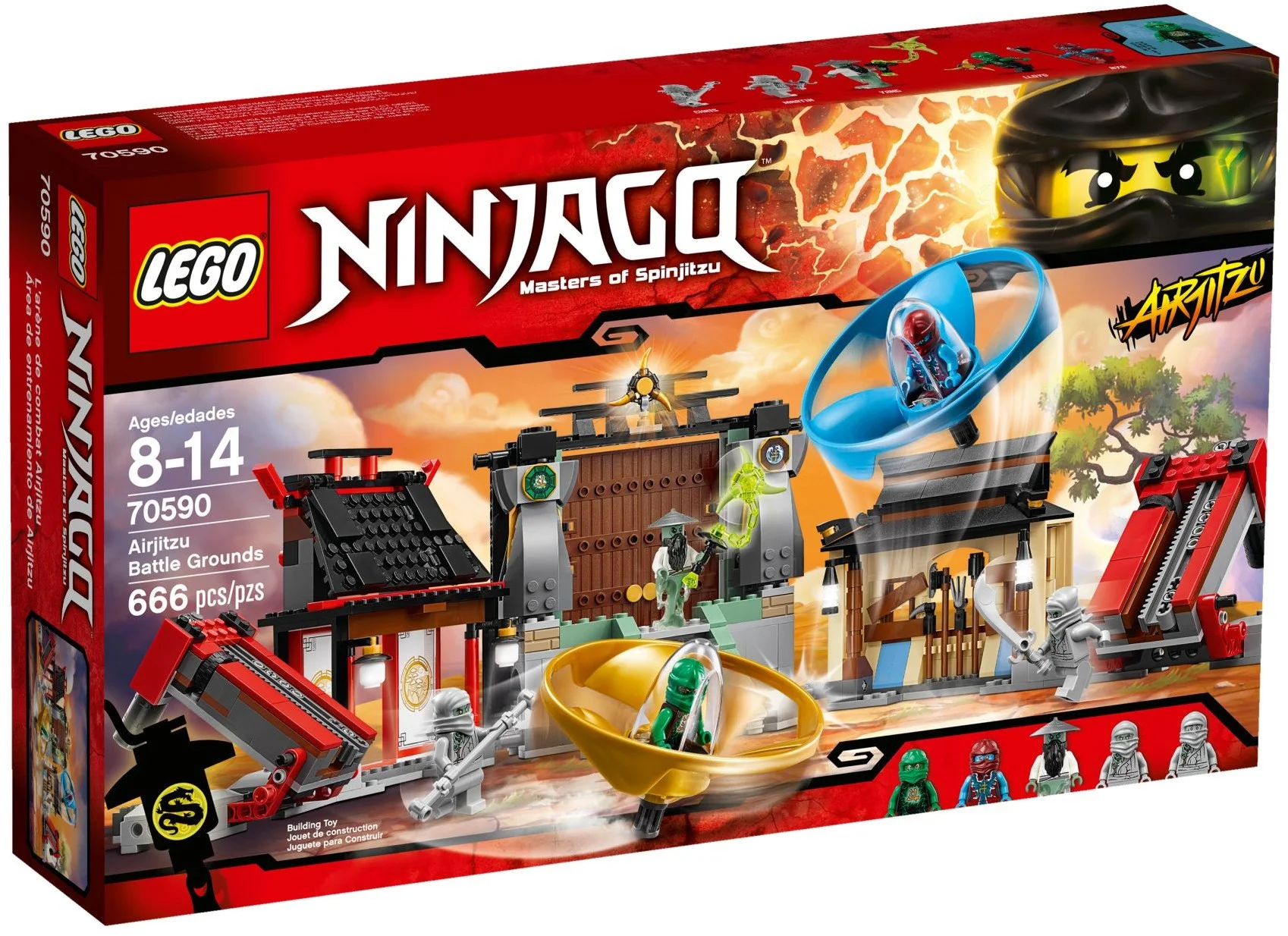 Lego @@@ Plac Bitewny Airjitsu @@@ Ninjago!!
