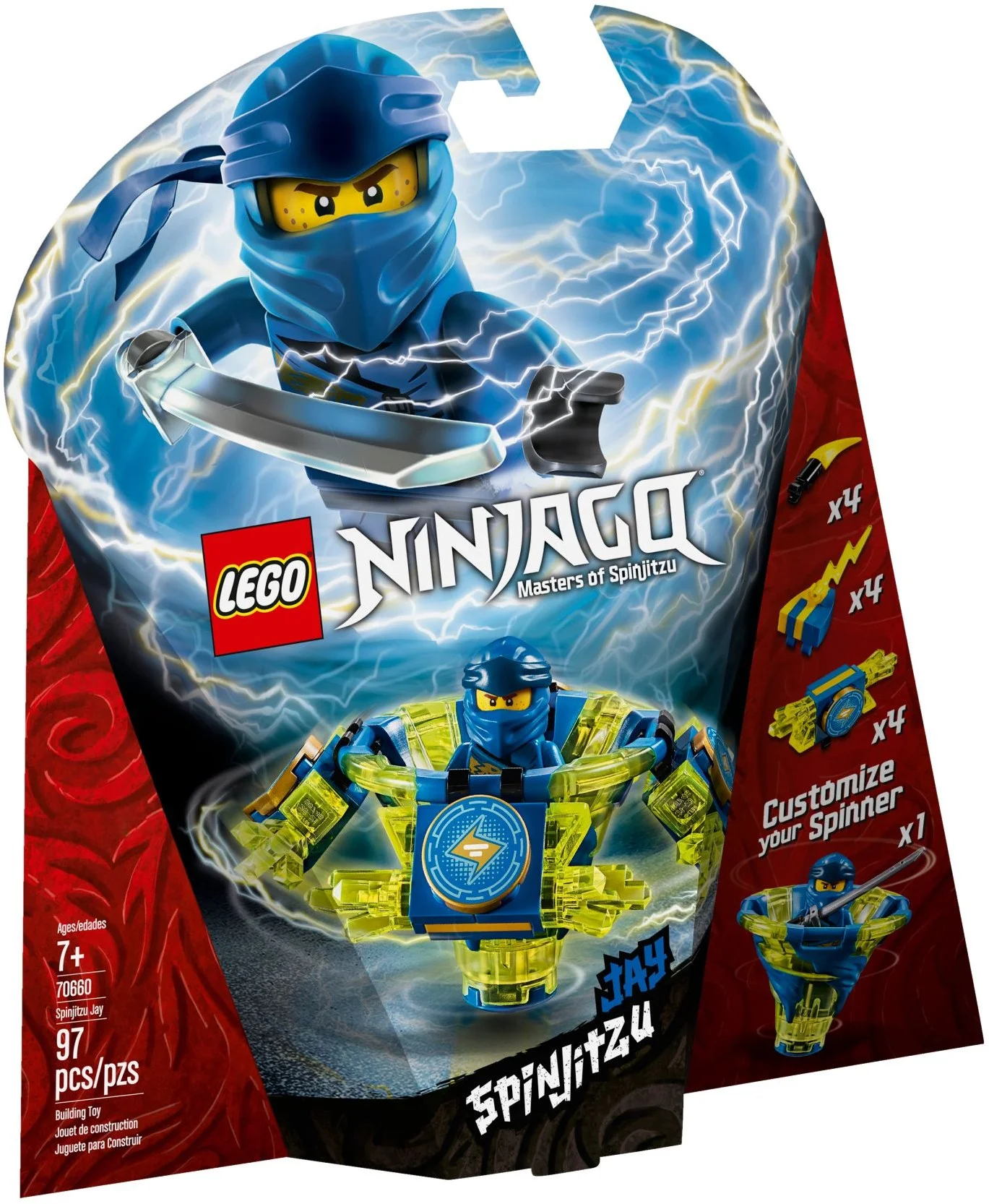 LEGO® 70660 Opis Lego Ninjago Spinjitzu Jay - zdjęcie 2