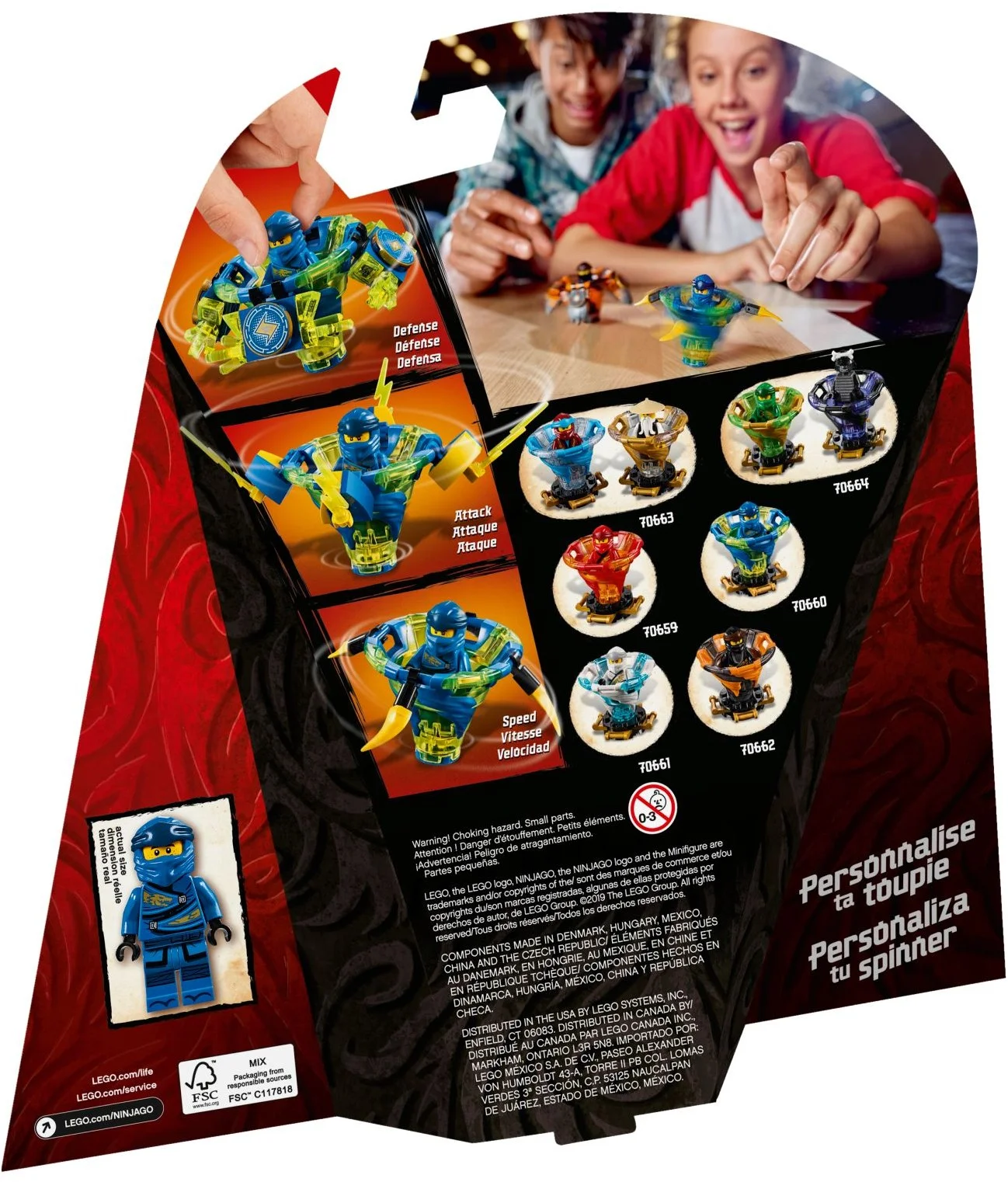 LEGO® 70660 Opis Lego Ninjago Spinjitzu Jay - zdjęcie 5