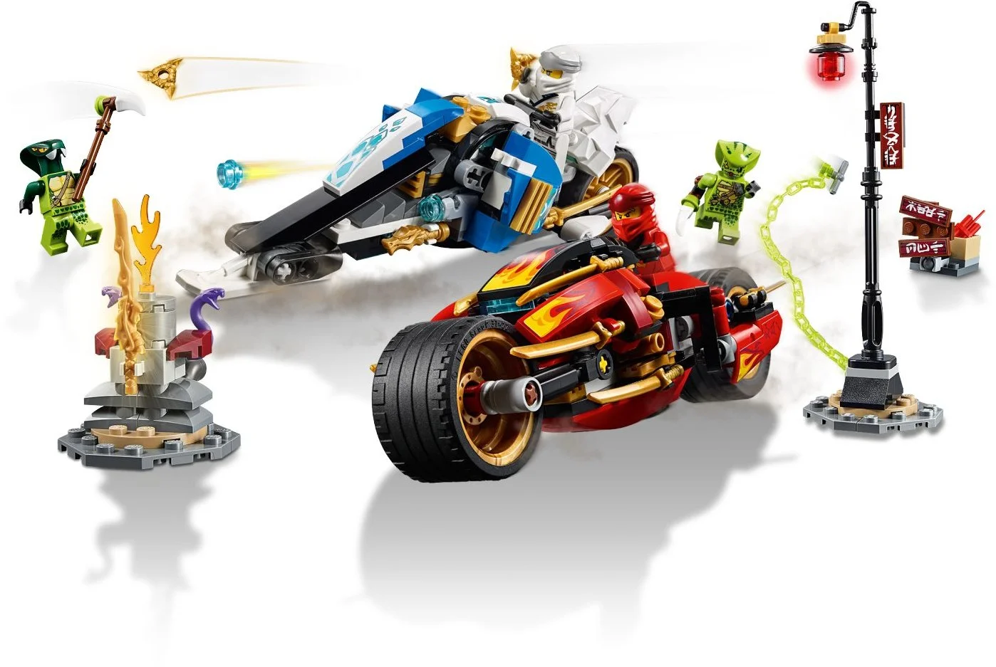 LEGO® 70667 Motocykl Kaia i skuter Zane'a - zdjęcie 3
