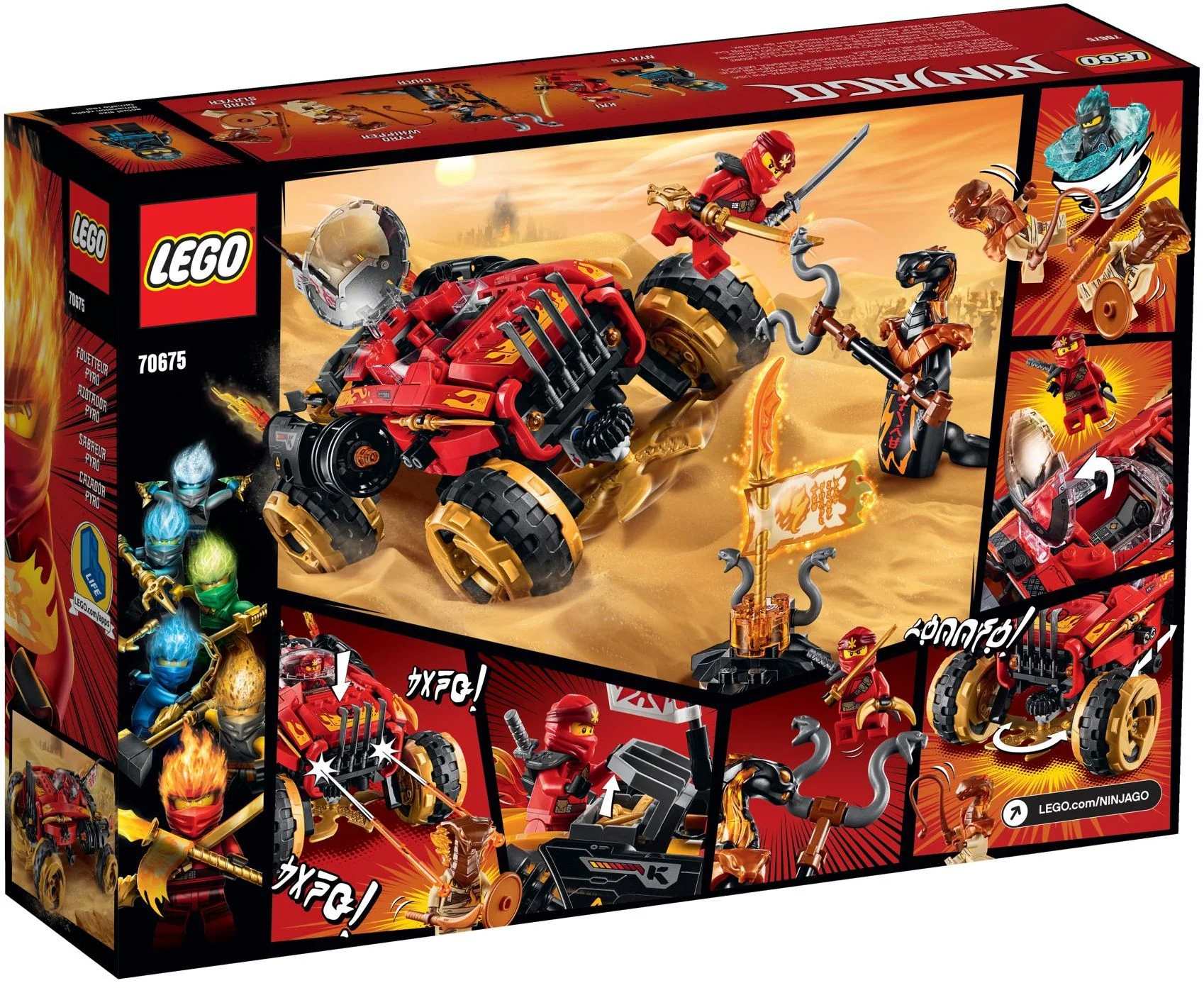 LEGO® 70675 ### Lego Ninjago Katana 4x4 Kai Nya Fs Char - zdjęcie 3