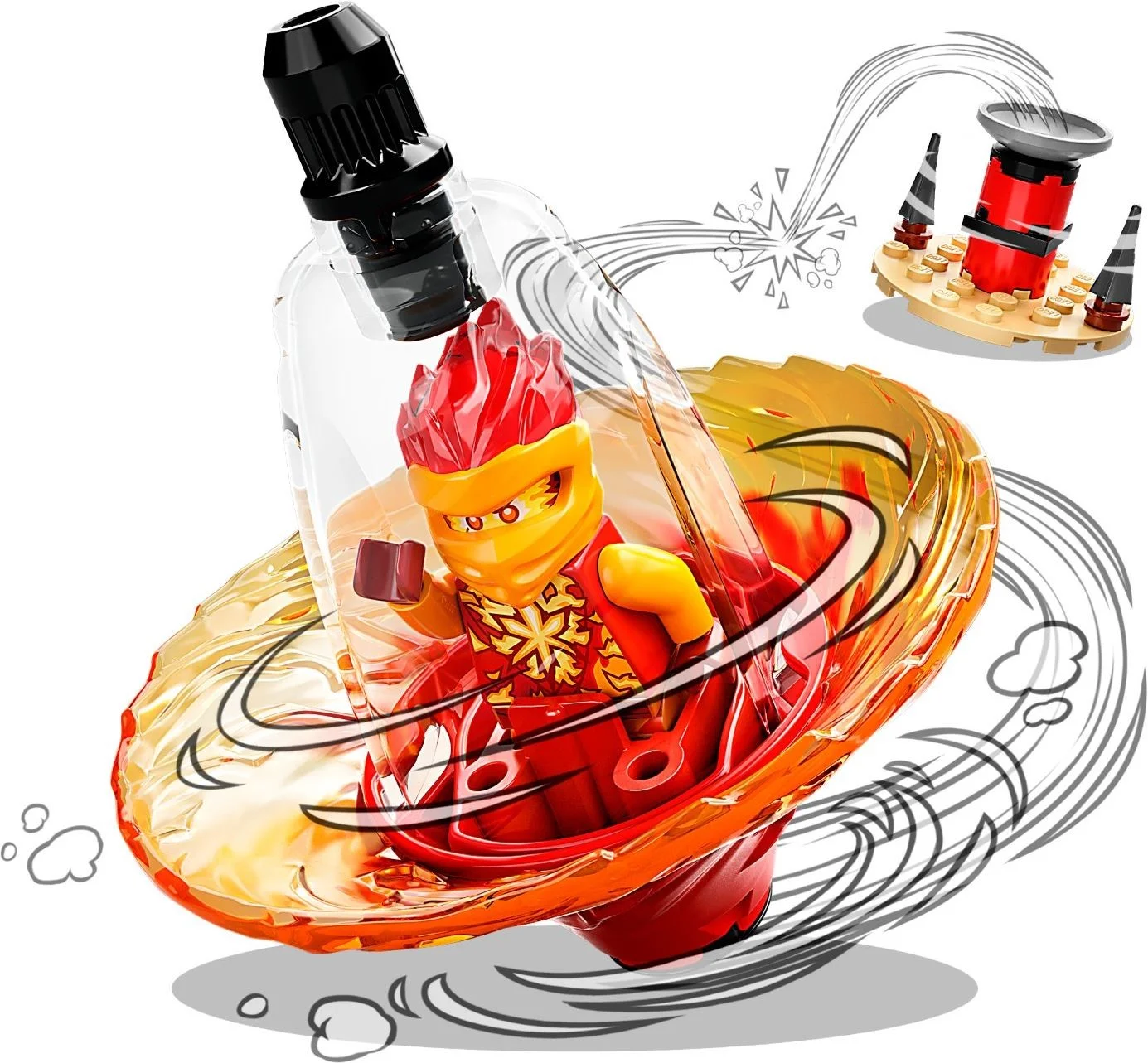 LEGO® 70688 Ninjago Szkolenie wojownika Spinjitzu Kaia 70688 - zdjęcie 3