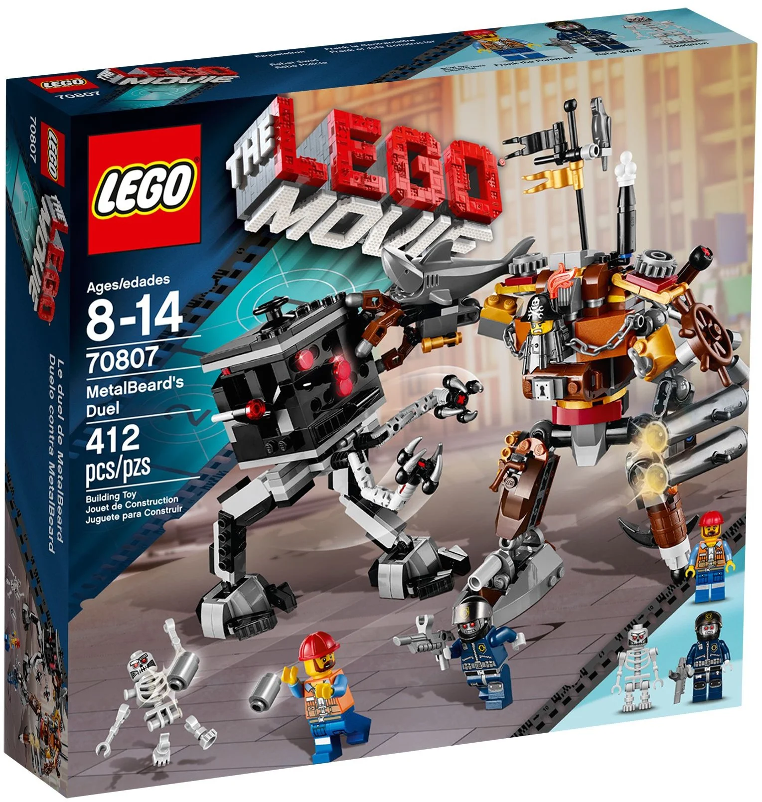 Klocki The LEGO® MOVIE™: 70807 Pojedynek Metal Bearda