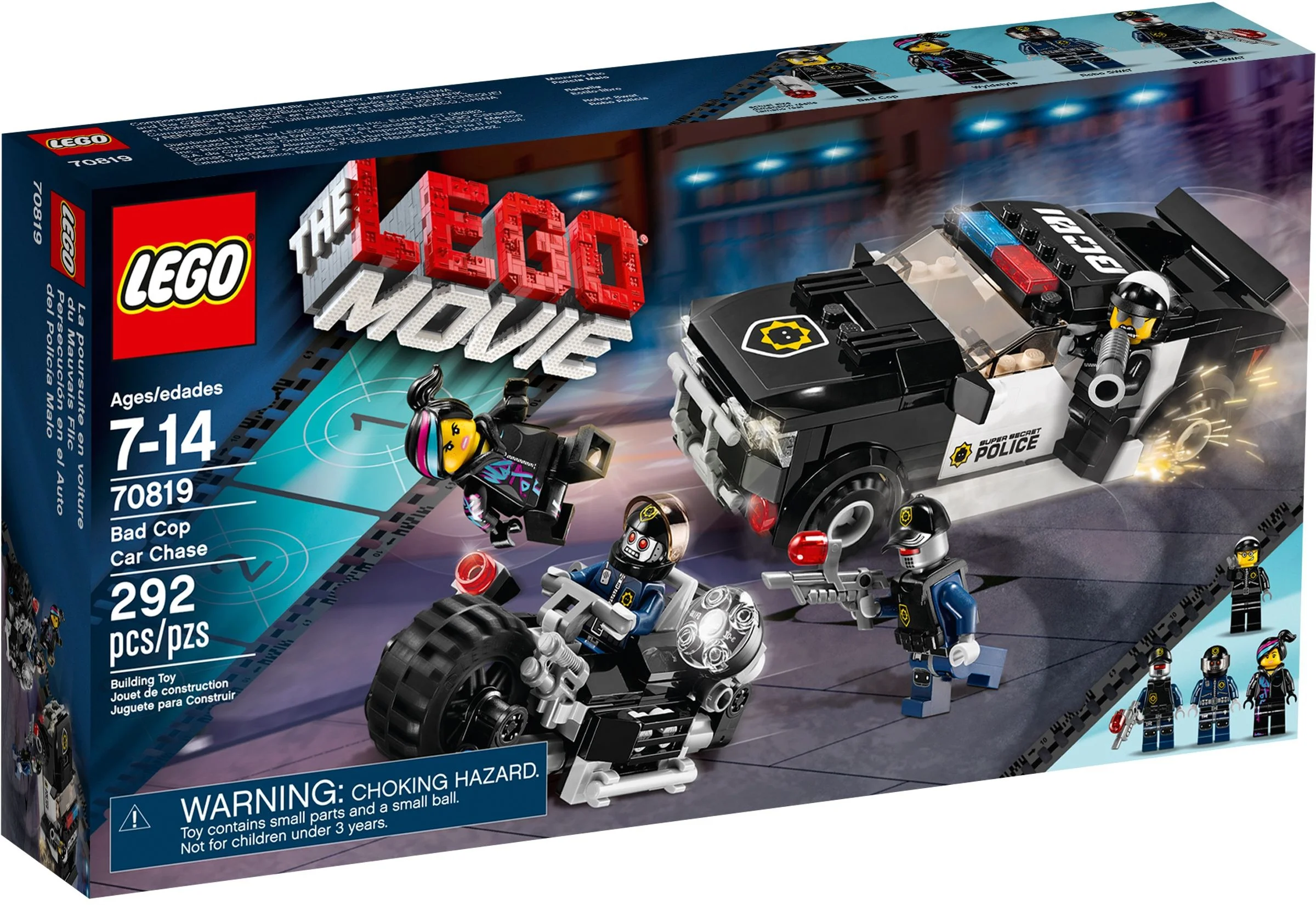 LEGO® 70819 Klocki The LEGO® MOVIE™: 70819 Pościg za złym policjantem