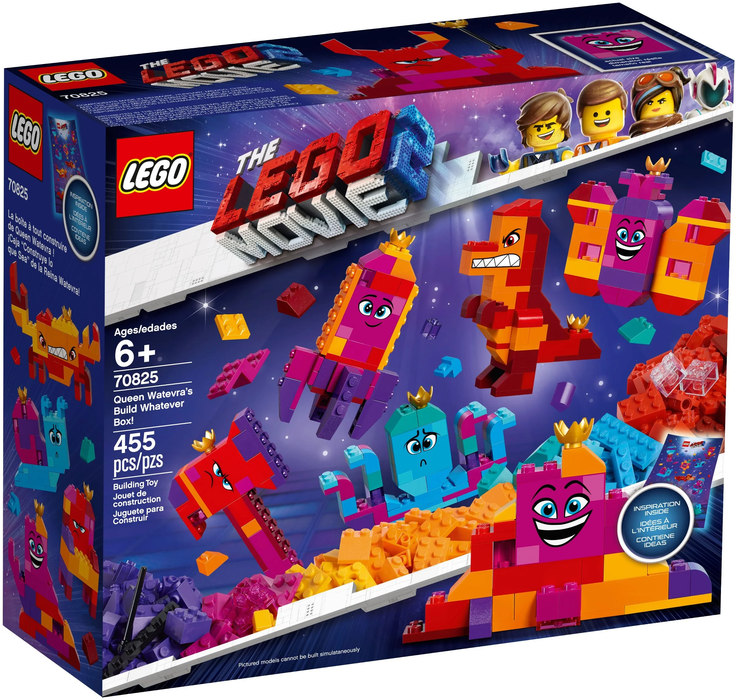Klocki The LEGO® MOVIE™: 70825 Pudełko konstruktora Królowej Wisimi!