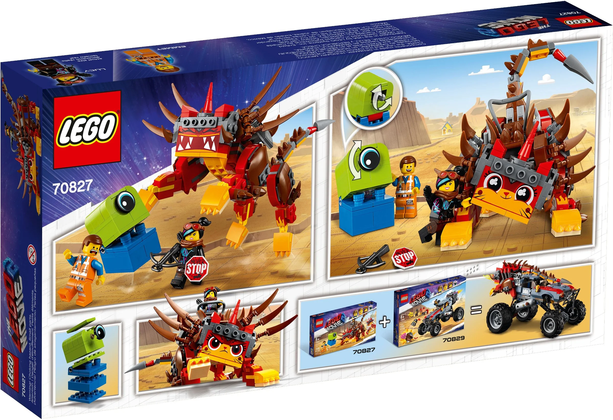 LEGO® 70827 Klocki The LEGO® MOVIE™: 70827 UltraKocia i Lucy Wojowniczka - zdjęcie 3