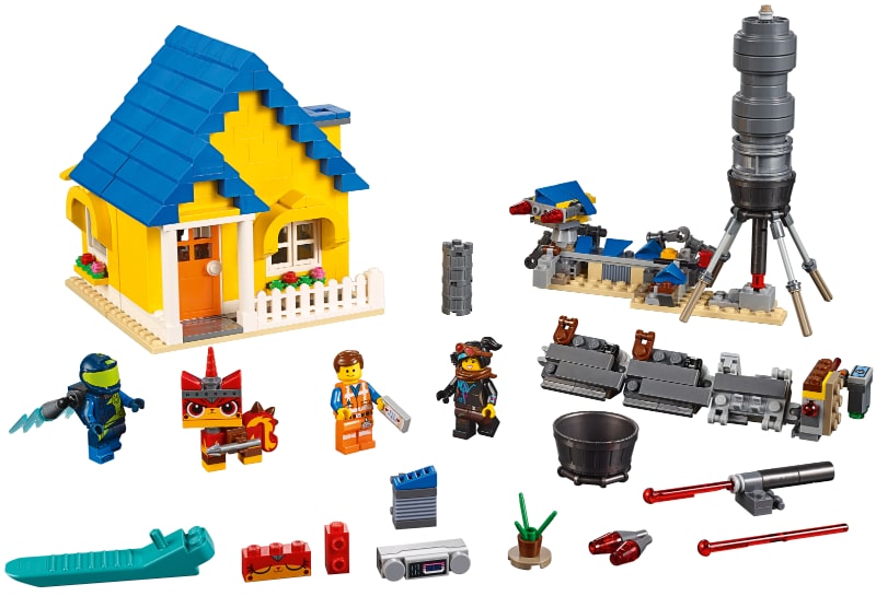 LEGO® 70831 Klocki The LEGO® MOVIE™: 70831 Dom Emmeta/Rakieta ratunkowa