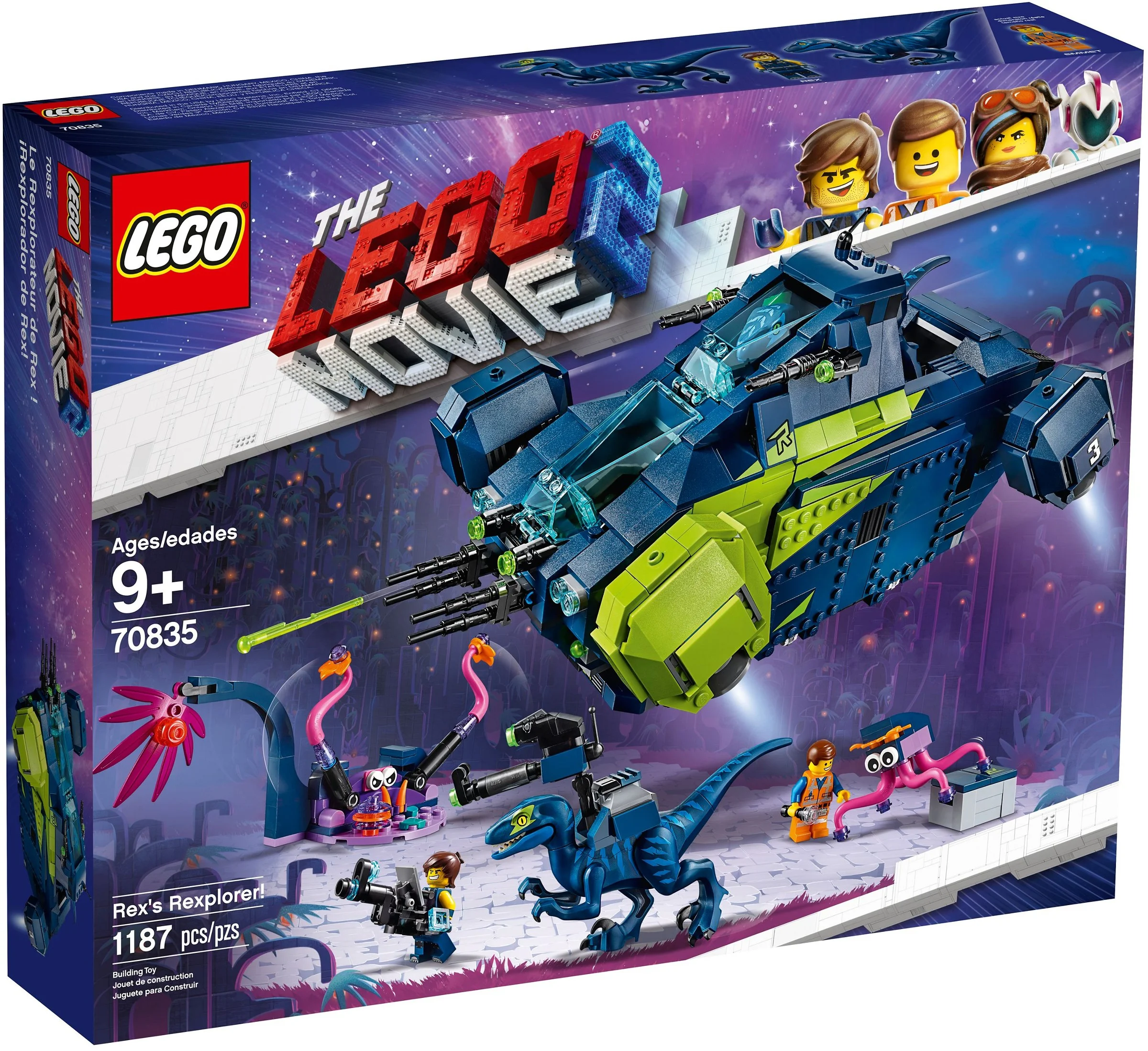 LEGO® 70835 ### Lego The Lego Movie 2 Rex Dangerves Rexplorer Emmet