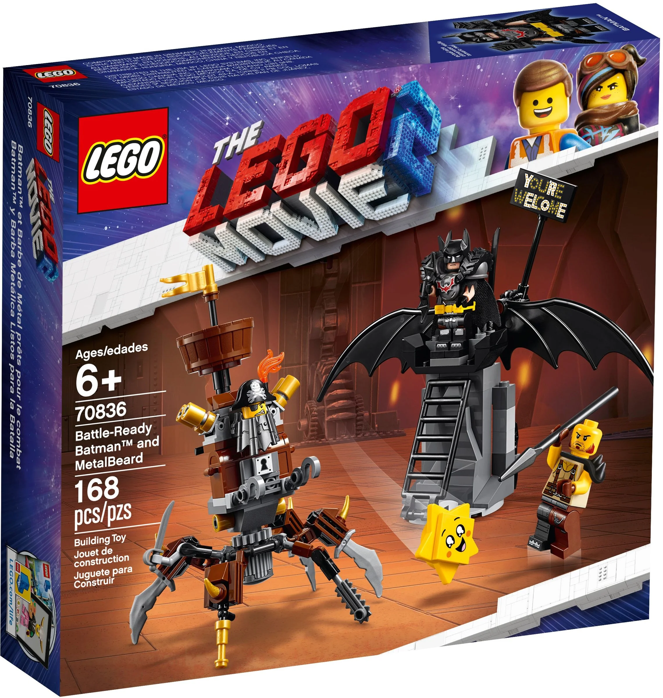 Klocki The LEGO® MOVIE™: 70836 Batman™ i Stalowobrody