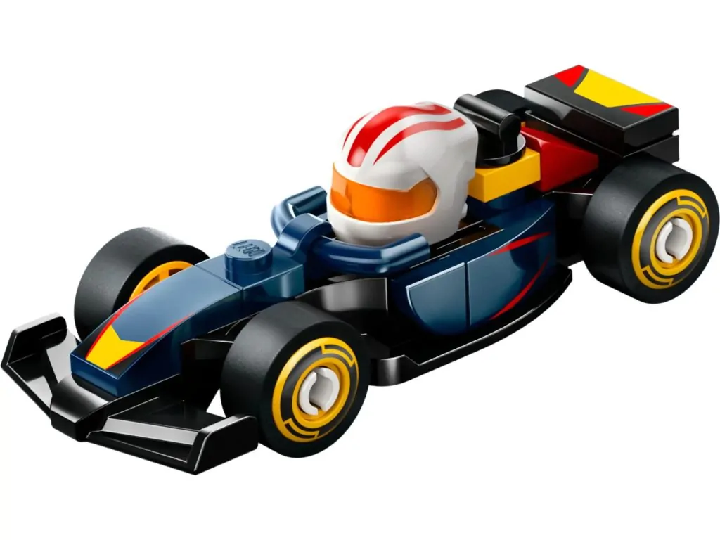 Gablota Ramka Stojak na Lego Icons 12 minibolidów F1 Kolekcjonerskie
