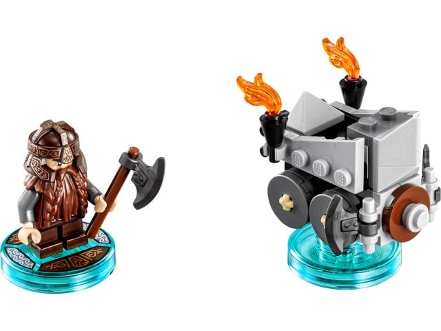 nowy Lego Dimensions Lotr lord of the rings Gimli unikat Misb 2015