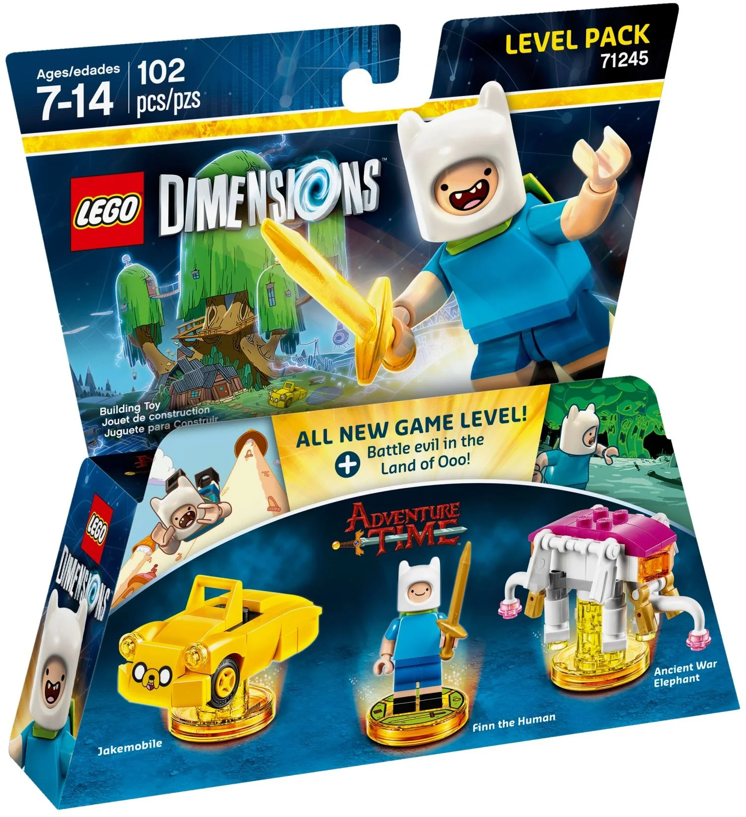 LEGO® 71245 Level Pack Adventure Time Finn Jakemobile Elephant