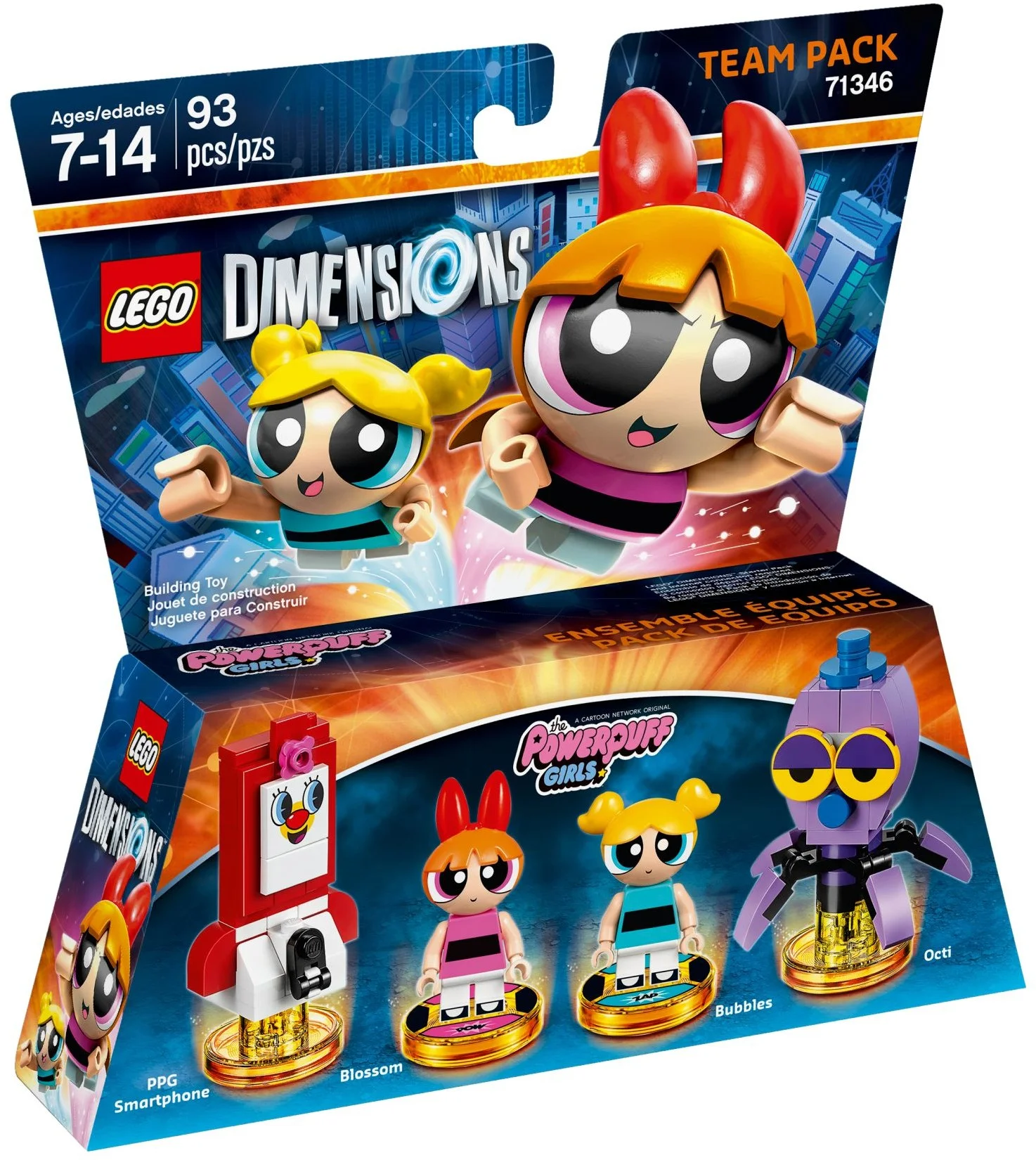 LEGO® 71346 nowy Lego Dimensions Team Pack Powerpuff Girls Atomówki Misb 2017 - zdjęcie 2