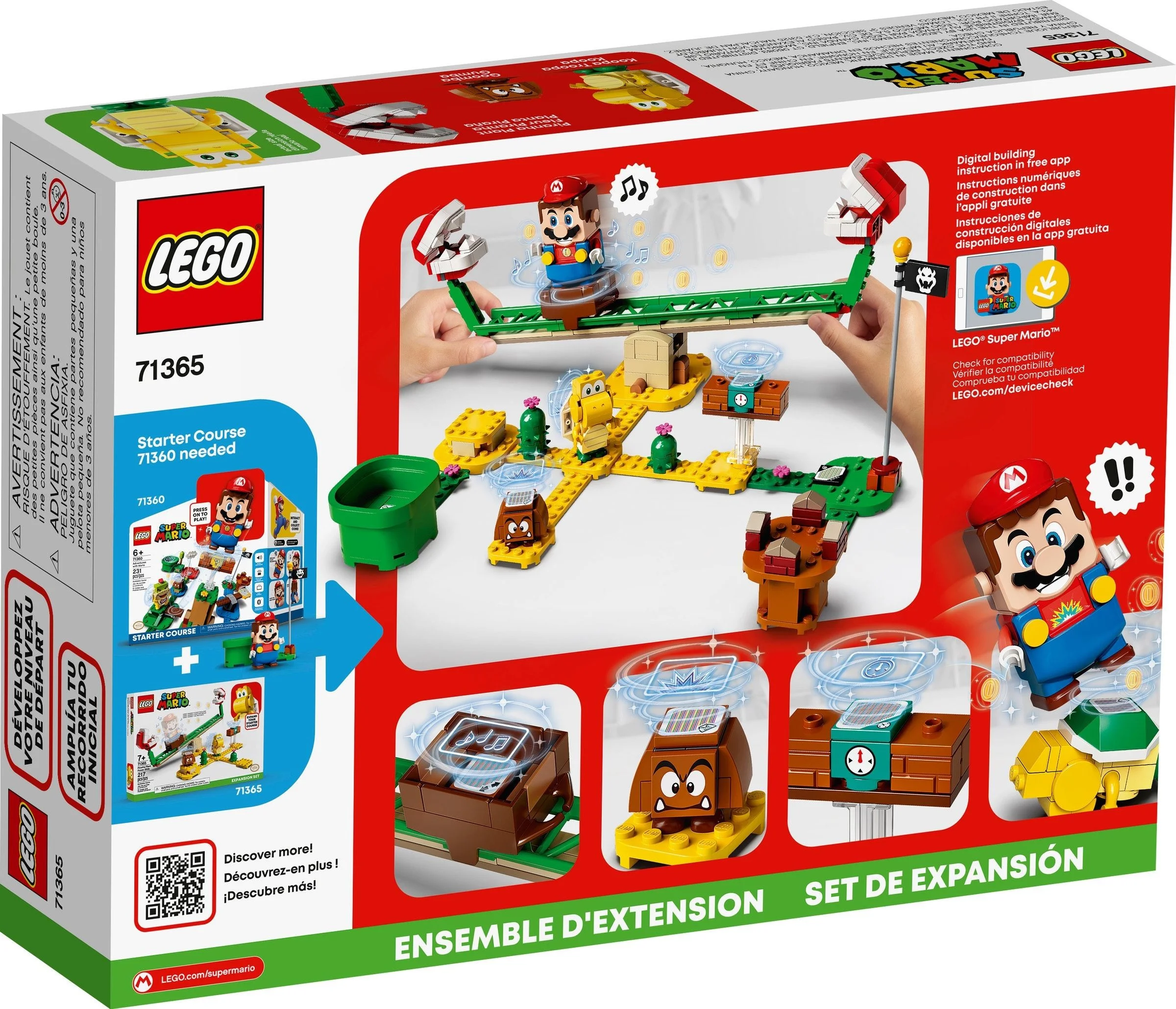LEGO® 71365 Megazjeżdżalnia Piranha Plant - zestaw rozszerzający - zdjęcie 5