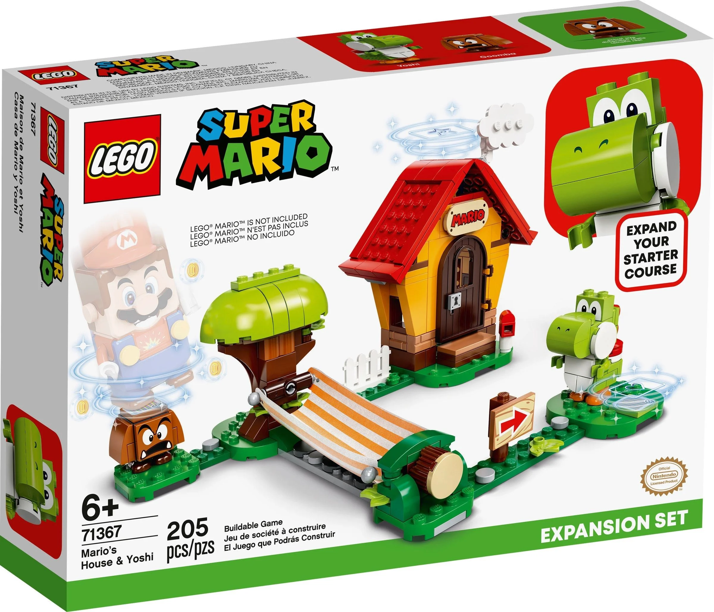 Klocki Lego Mario Yoshi i dom Mario zestaw rozszerzający