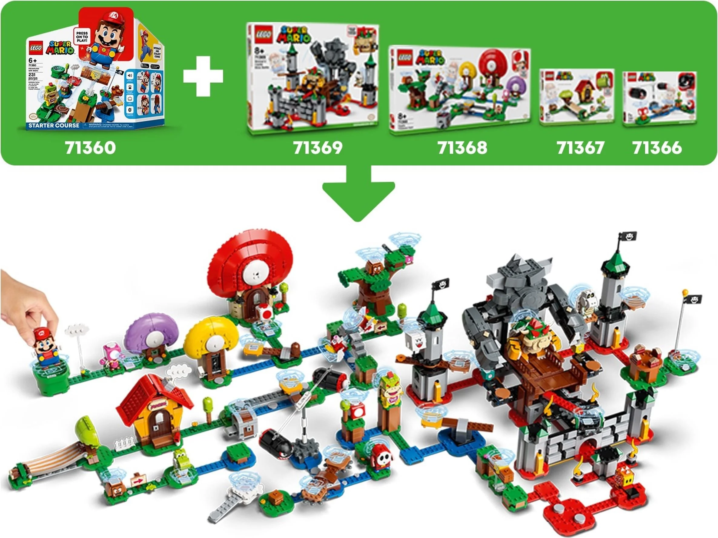 LEGO® 71368 Toad szuka skarbu zestaw rozszerzający Nowy P87 - zdjęcie 7
