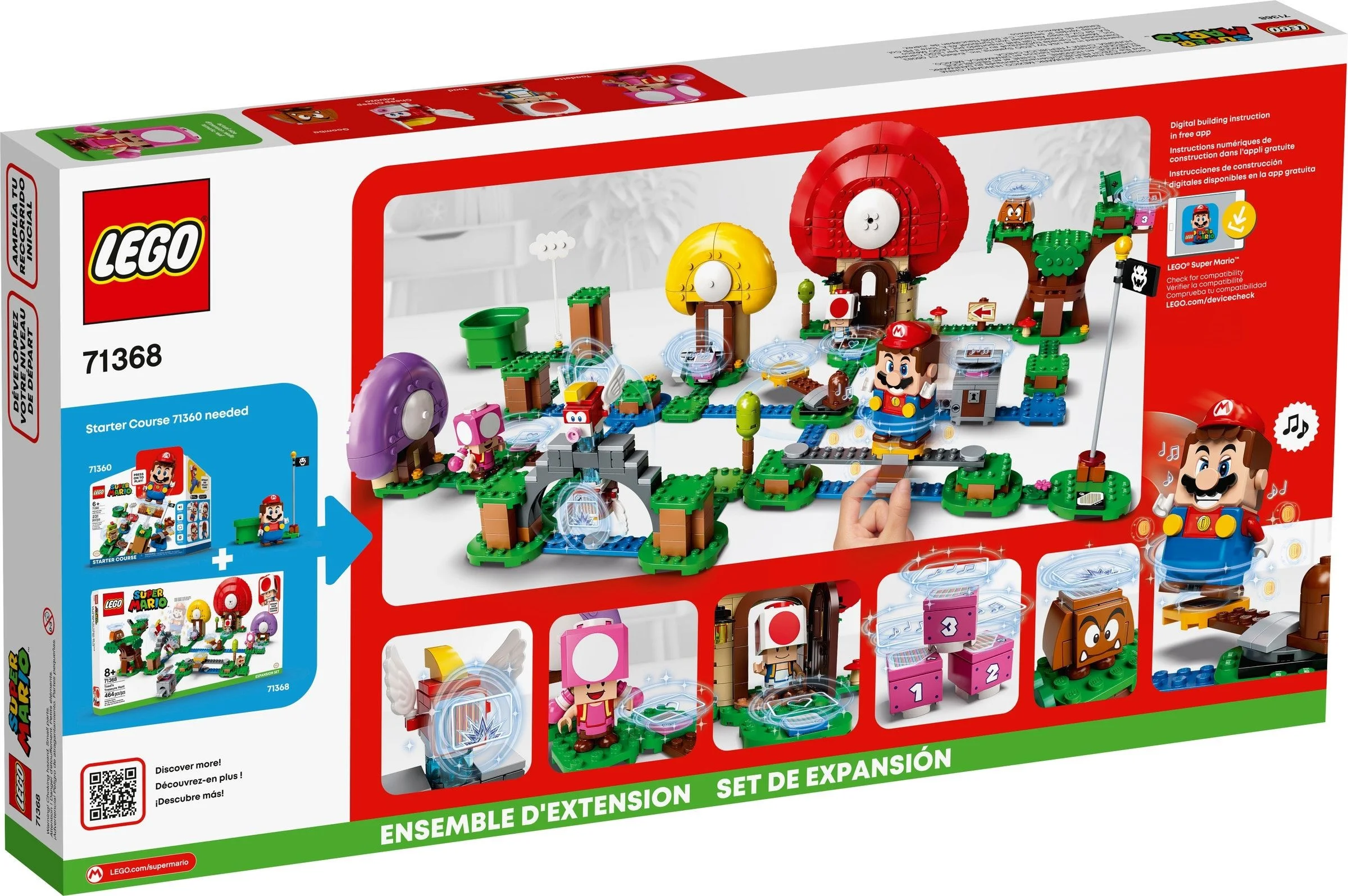 LEGO® 71368 Toad szuka skarbu zestaw rozszerzający Nowy P87 - zdjęcie 8