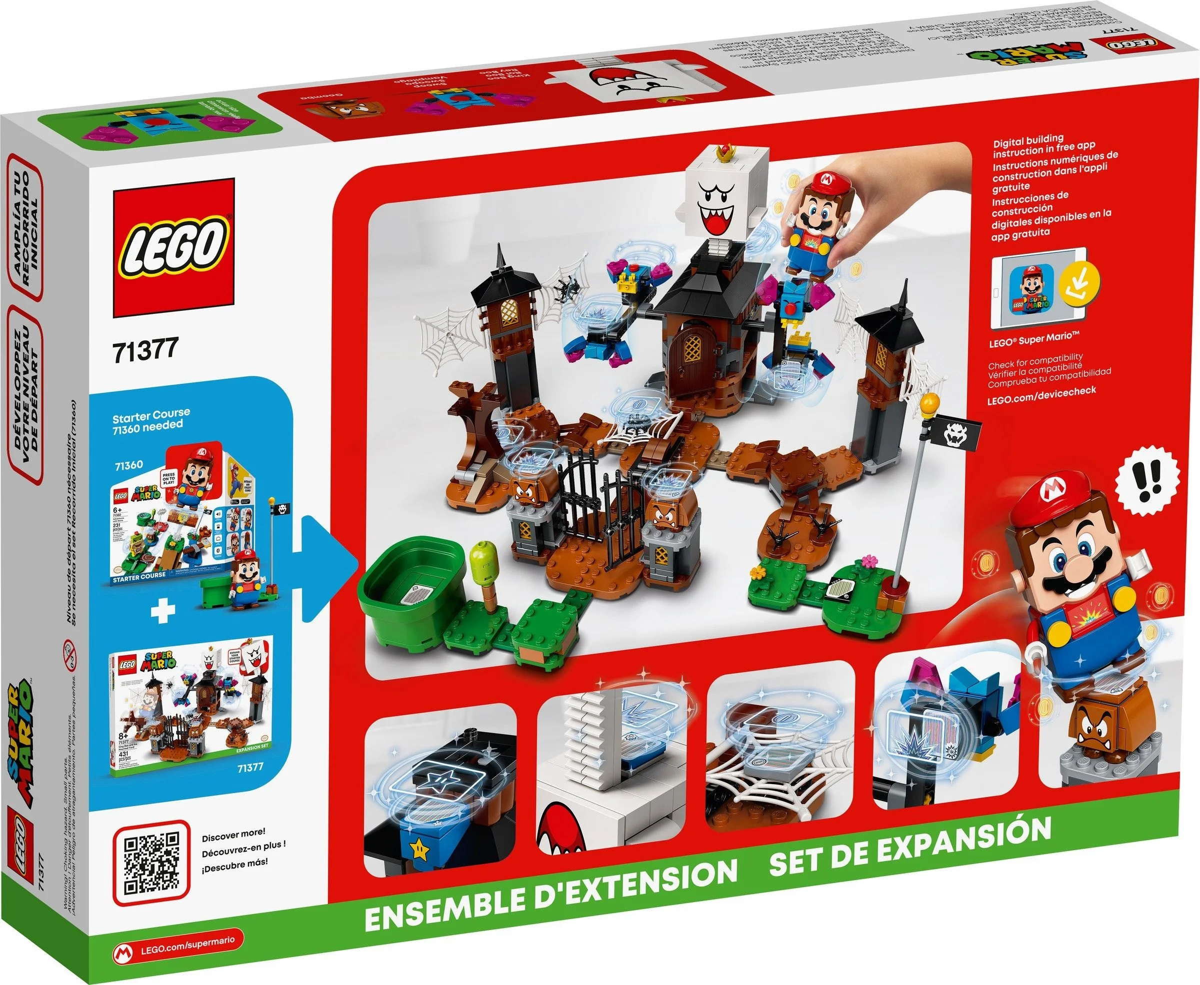 LEGO® 71377 King Boo i nawiedzone podwórze zestaw - zdjęcie 6