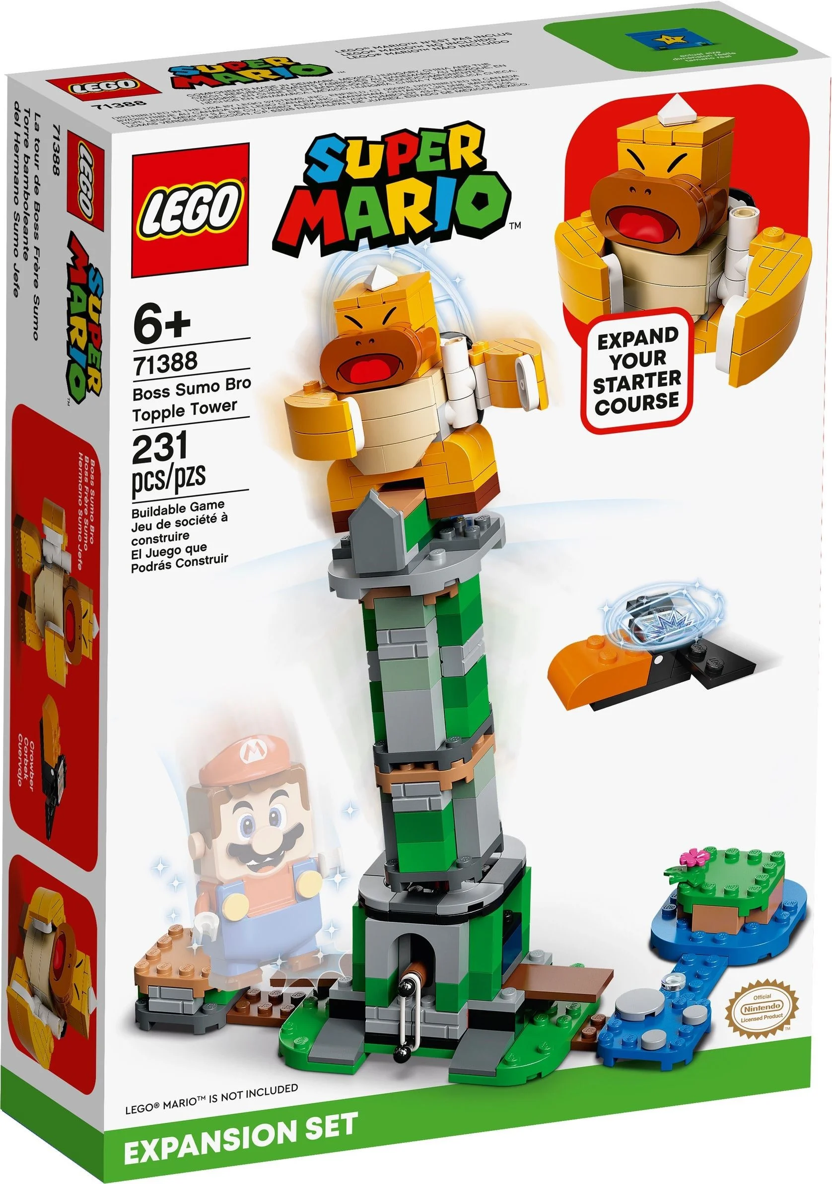 LEGO® 71388 Mario Boss Sumo Bro i przewracana wieża - zestaw dodatkowy - zdjęcie 2